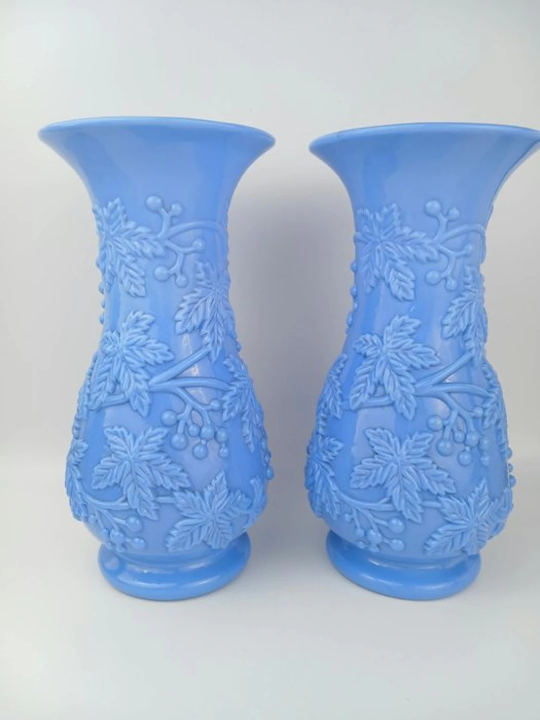 Portieux Vallerysthal - Vase (2) - Opaline glass