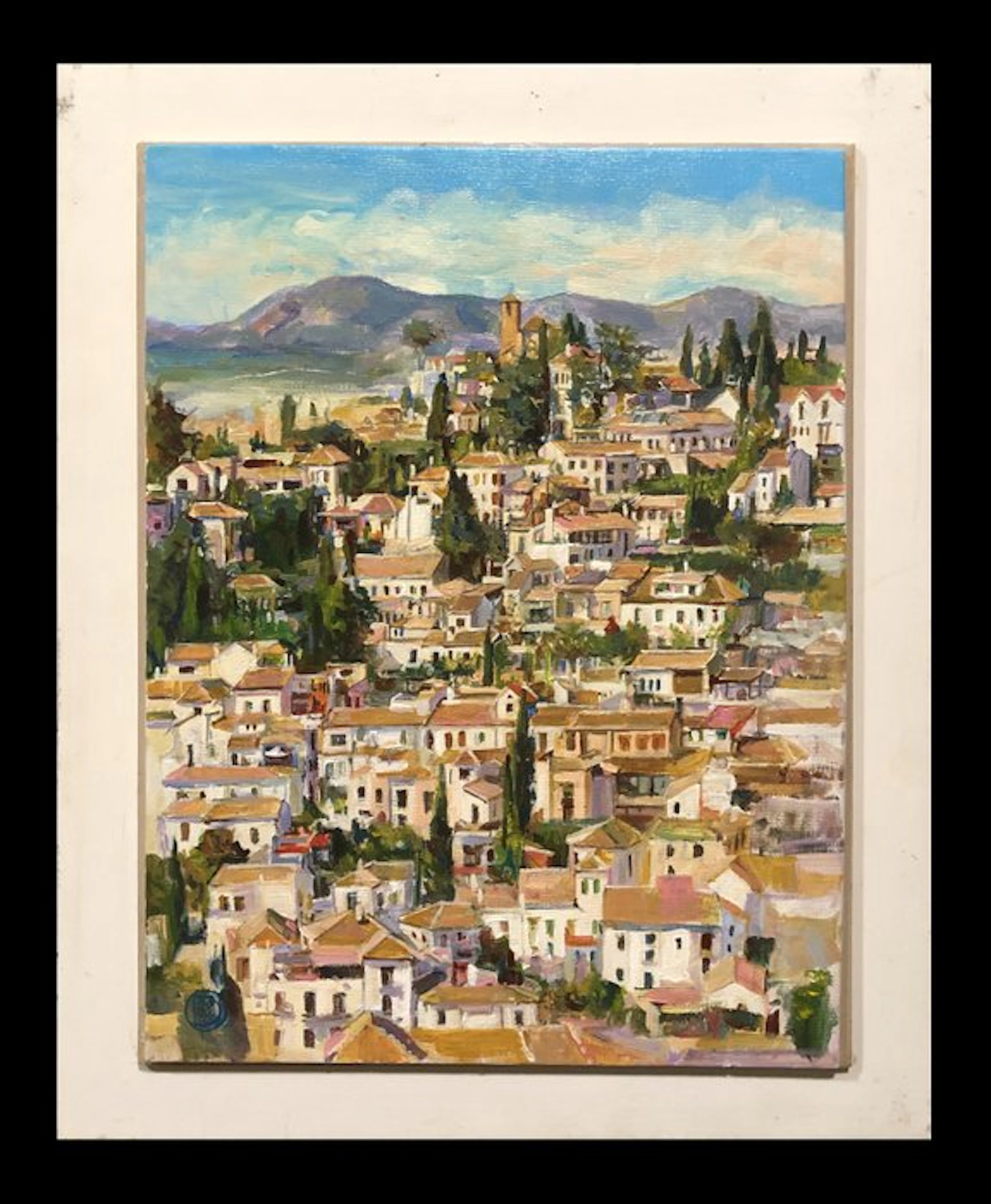 Spanish School (XX) - Granada: The Albayzín