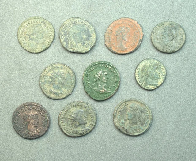 Ancient Roman Bronze Ten Roman Bronze Coins – Collection...
