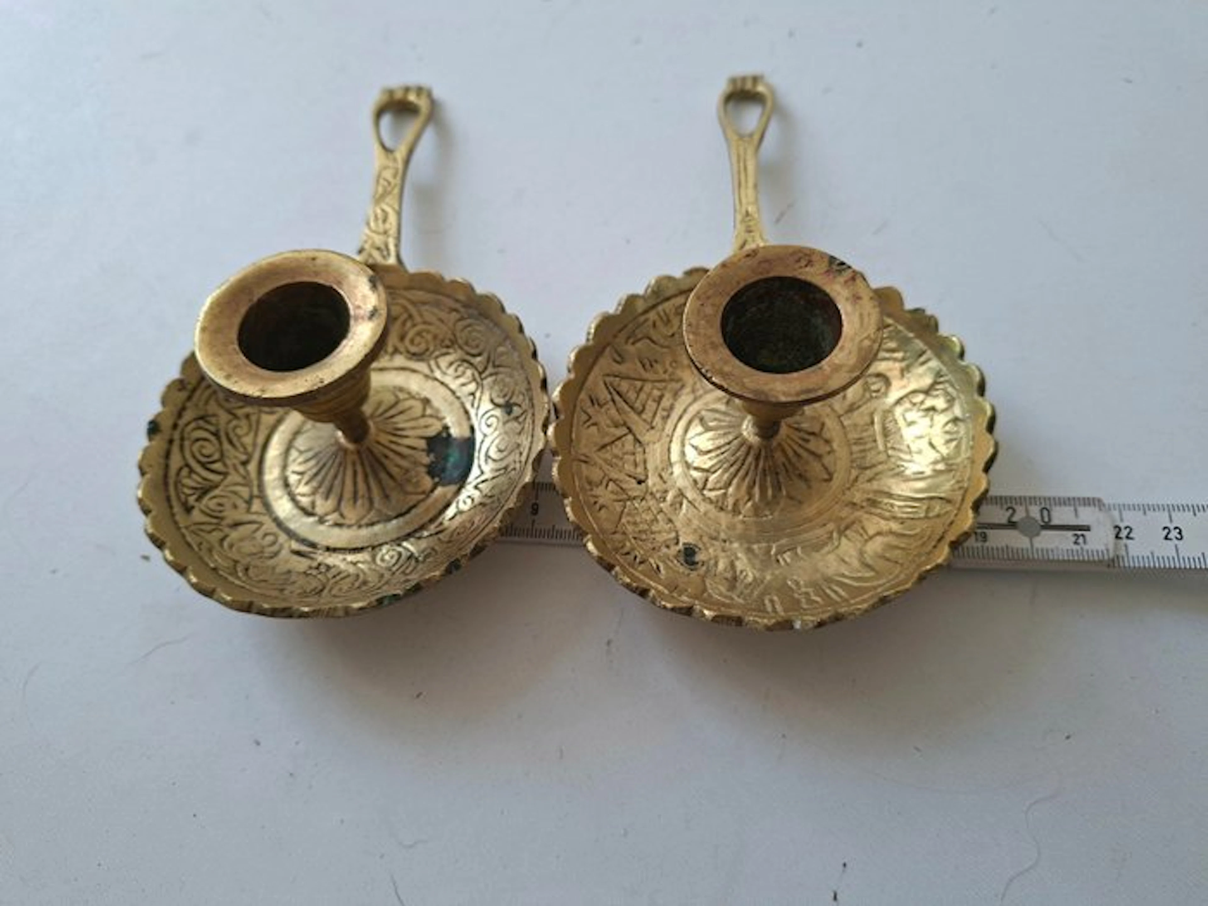 Candlestick (2) - Brass