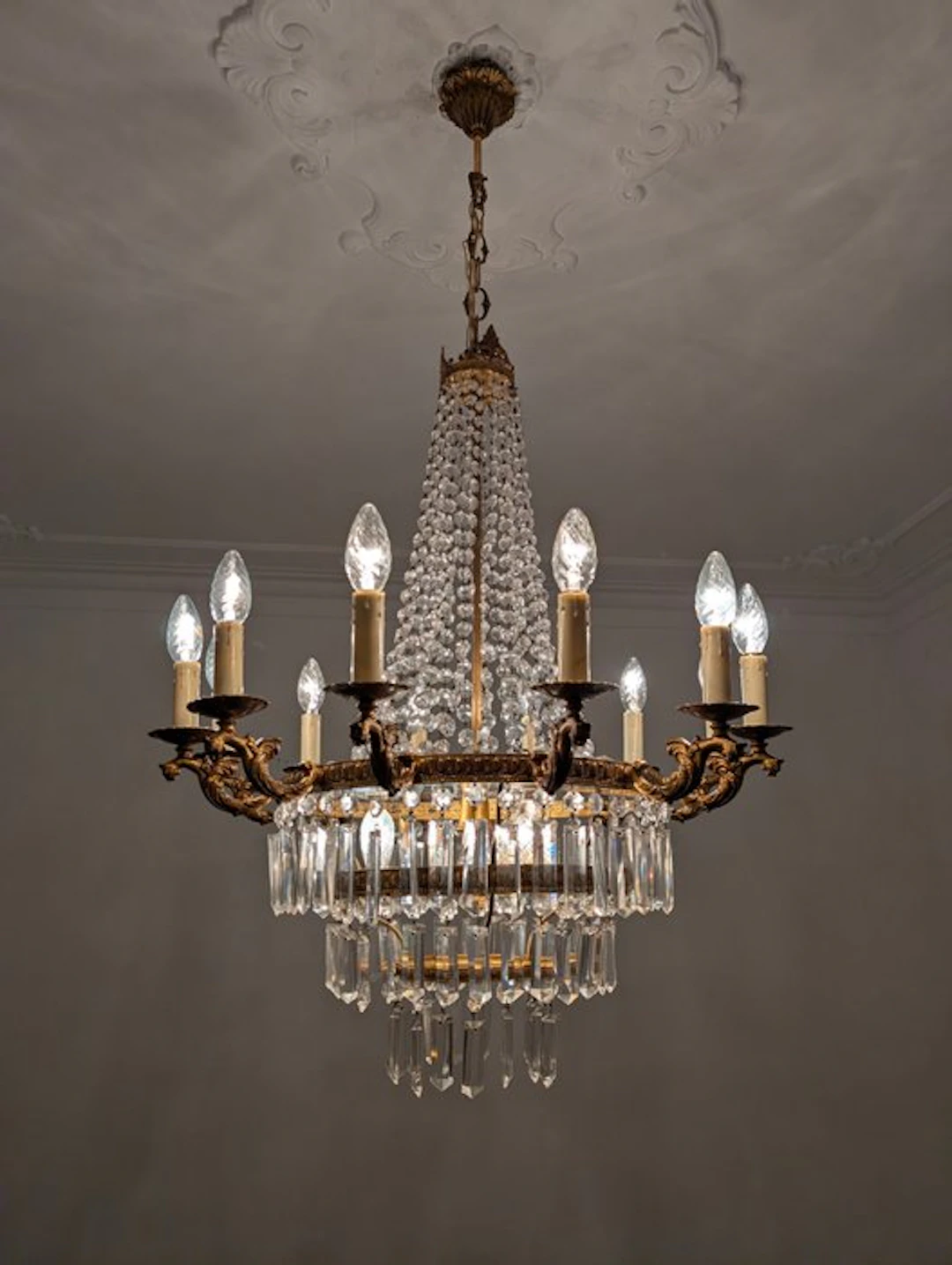 Chandelier - Bronze - Empire Style
