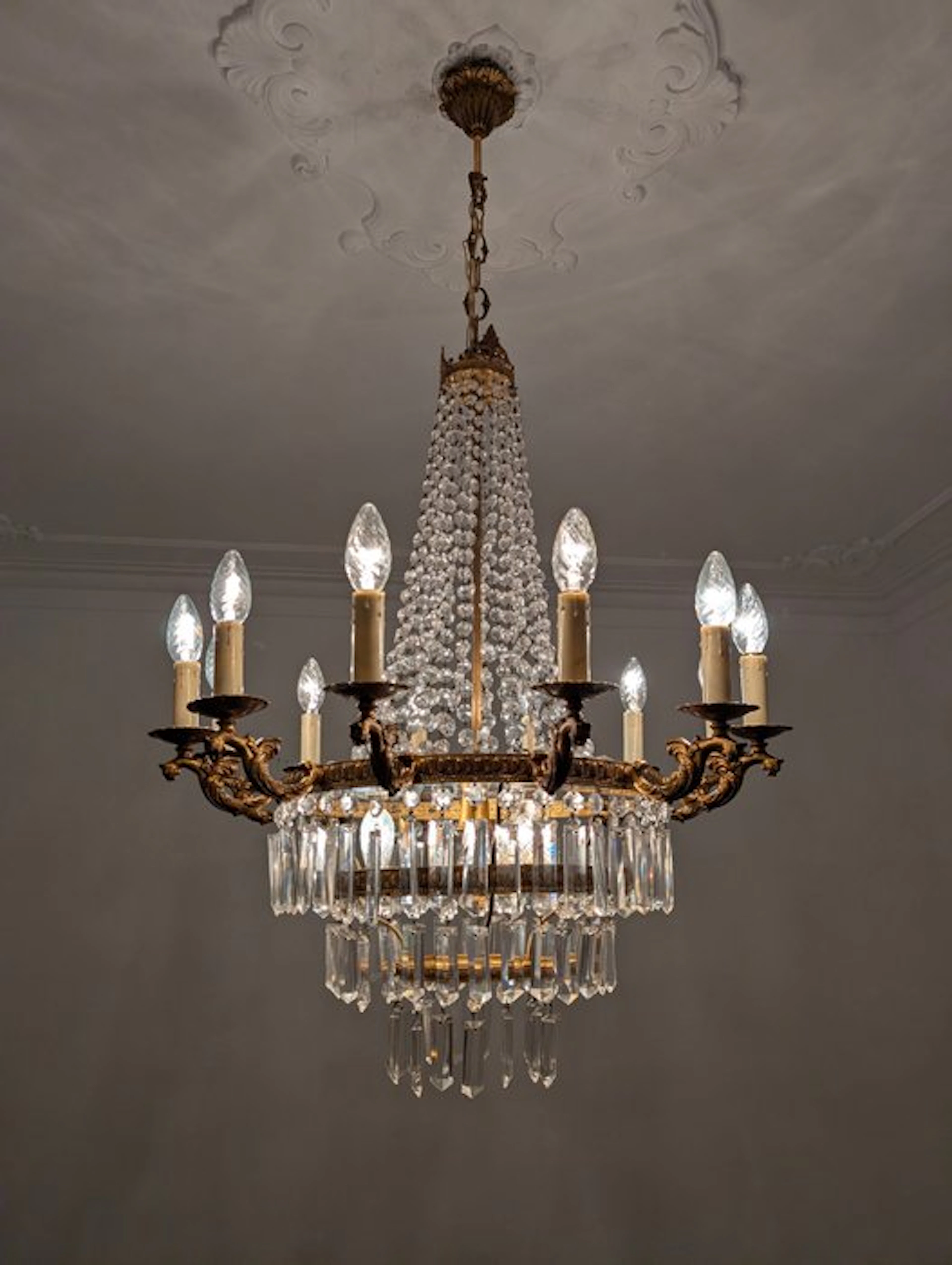 Chandelier - Bronze - Empire Style