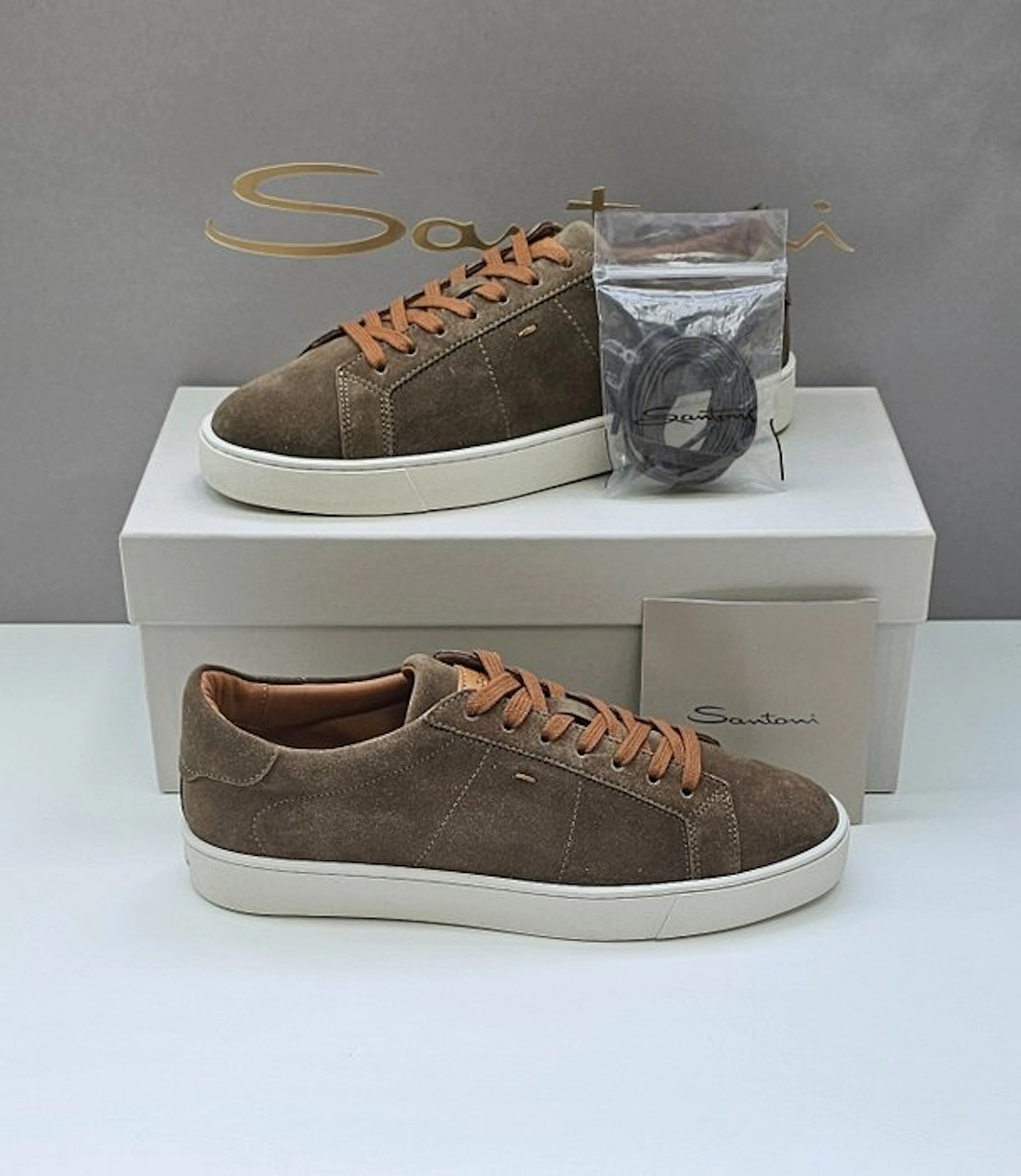 Santoni - Sneakers - Size: EU 42, EU 42.5 - New with tags