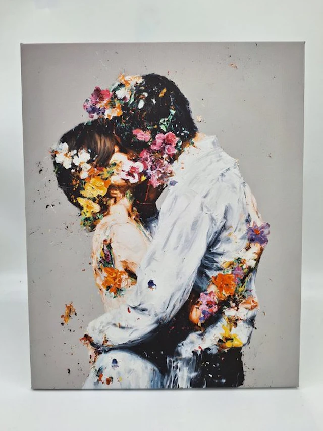 Anne Dias (1985) - (Stretched Canva) blossom embrace Eternal