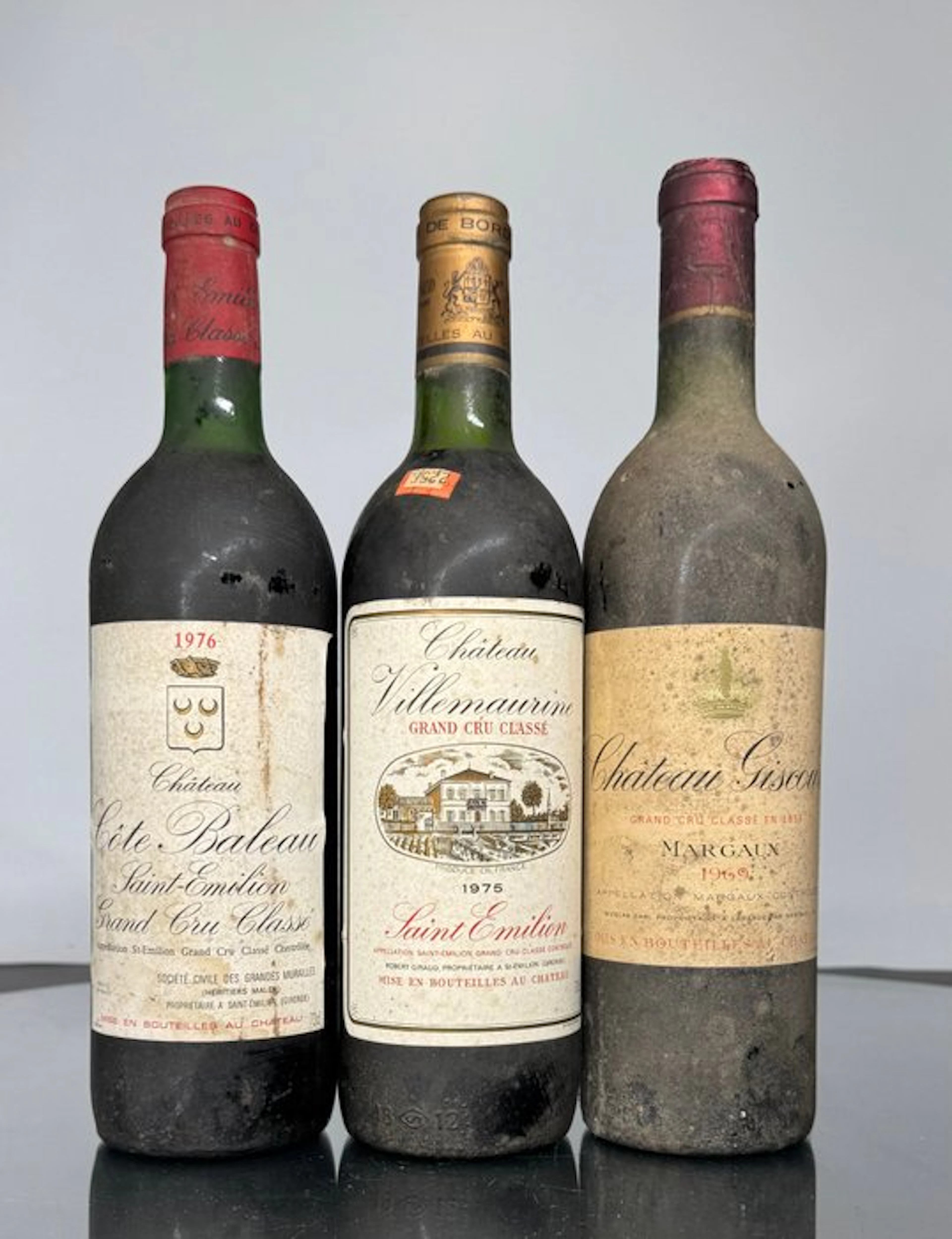 1975 Château Villemaurine & 1976 Chateau Côte Baleau...