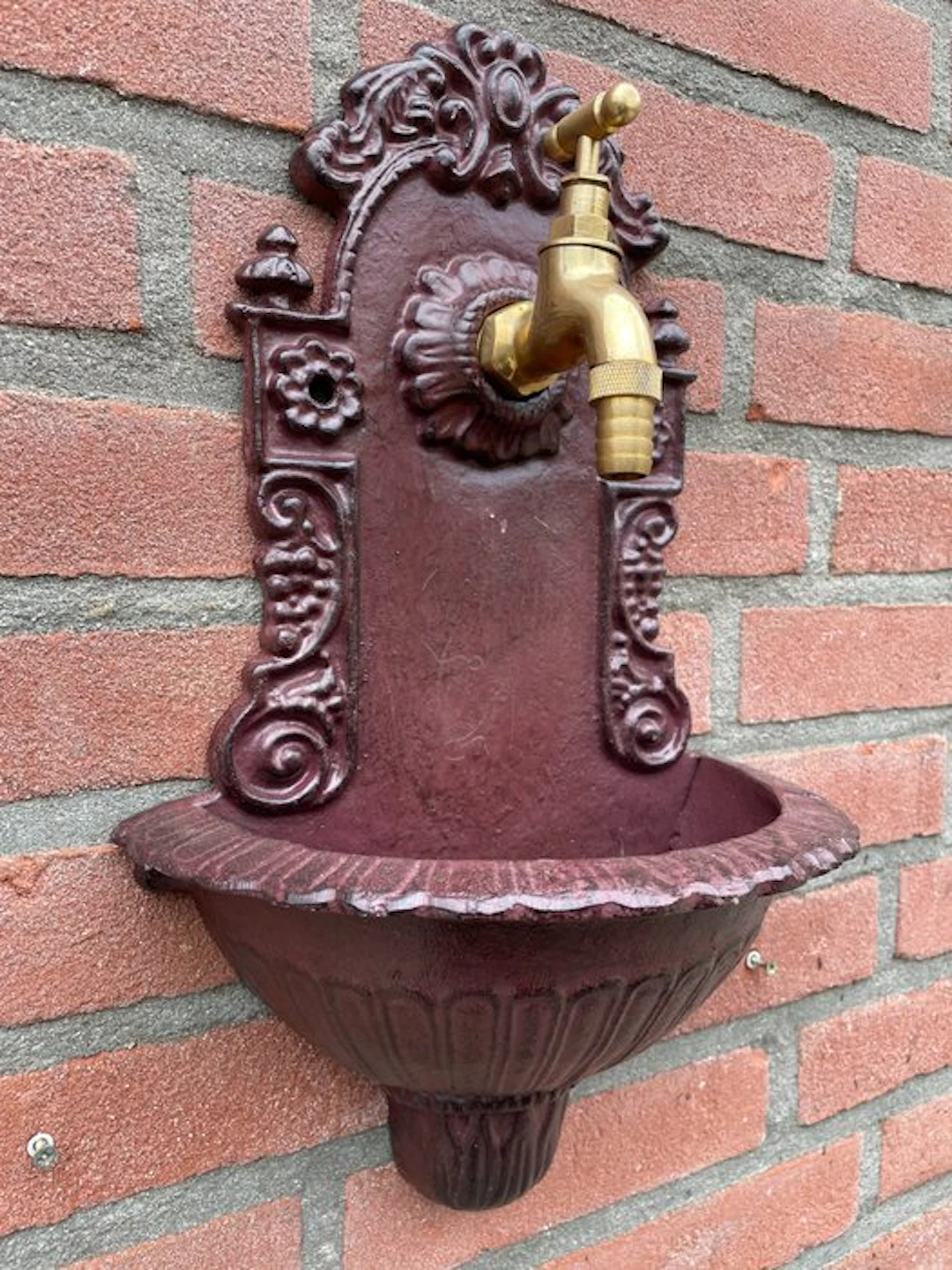 Fountain - Gietijzeren muurfontein | Muurornament - 2020+