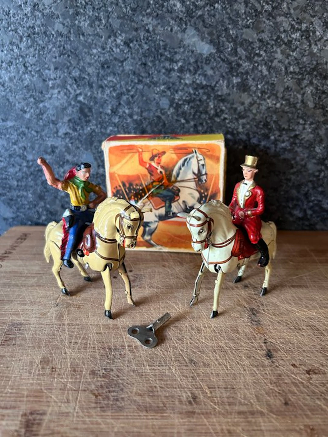 Köhler - Horses with rider - US Zone West Germany...