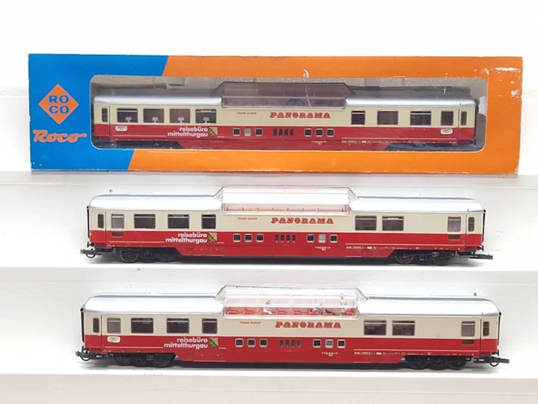 Roco H0 - 4271F - Model train passenger carriage (3) - 3x...