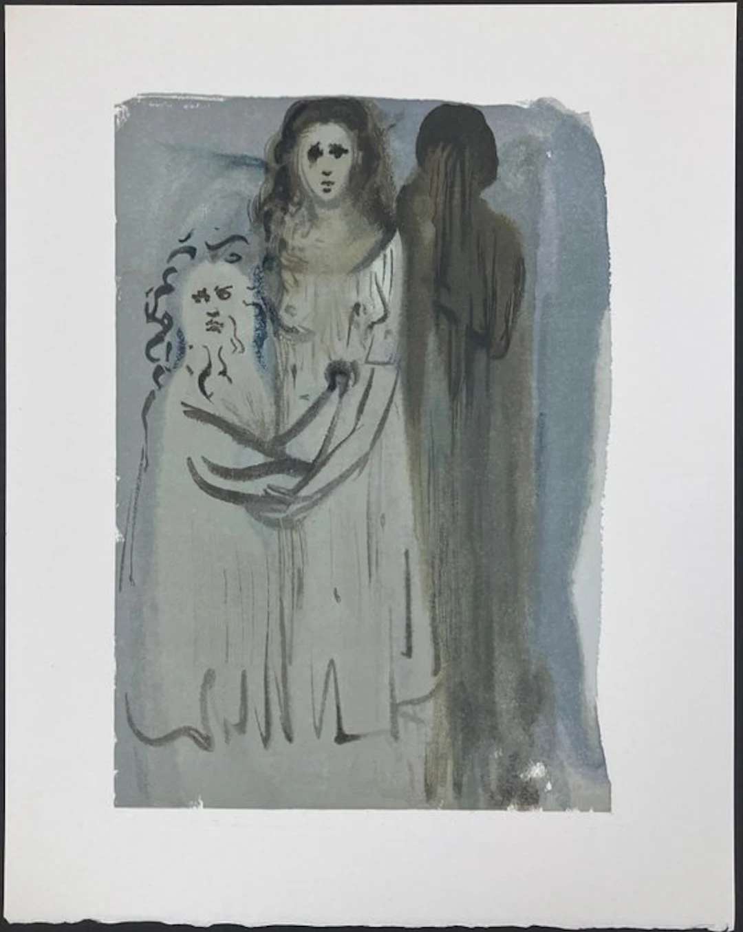 Salvador Dali (1904-1989) - The Smoke of Irascibility - La Divine Comedie