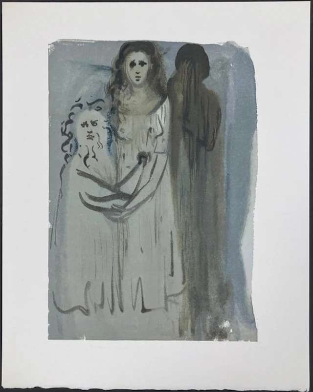Salvador Dali (1904-1989) - The Smoke of Irascibility - La Divine Comedie