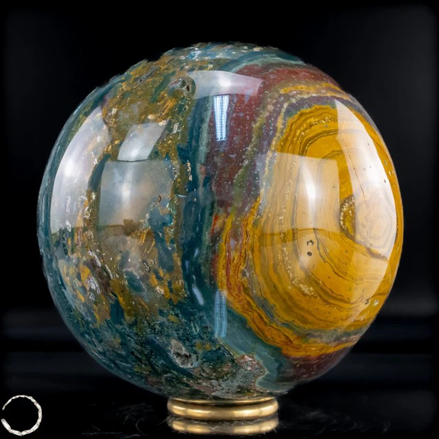 Jasper Sphere – Warm Earth Tones in Natural Perfection –...