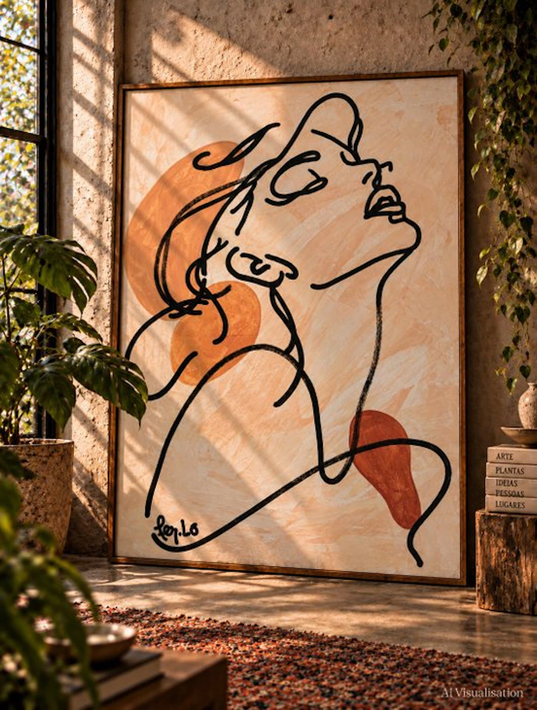 Claudia Fer.Lo - Inebriante - Acrylic on canvas 105 x 80 cm "XL"