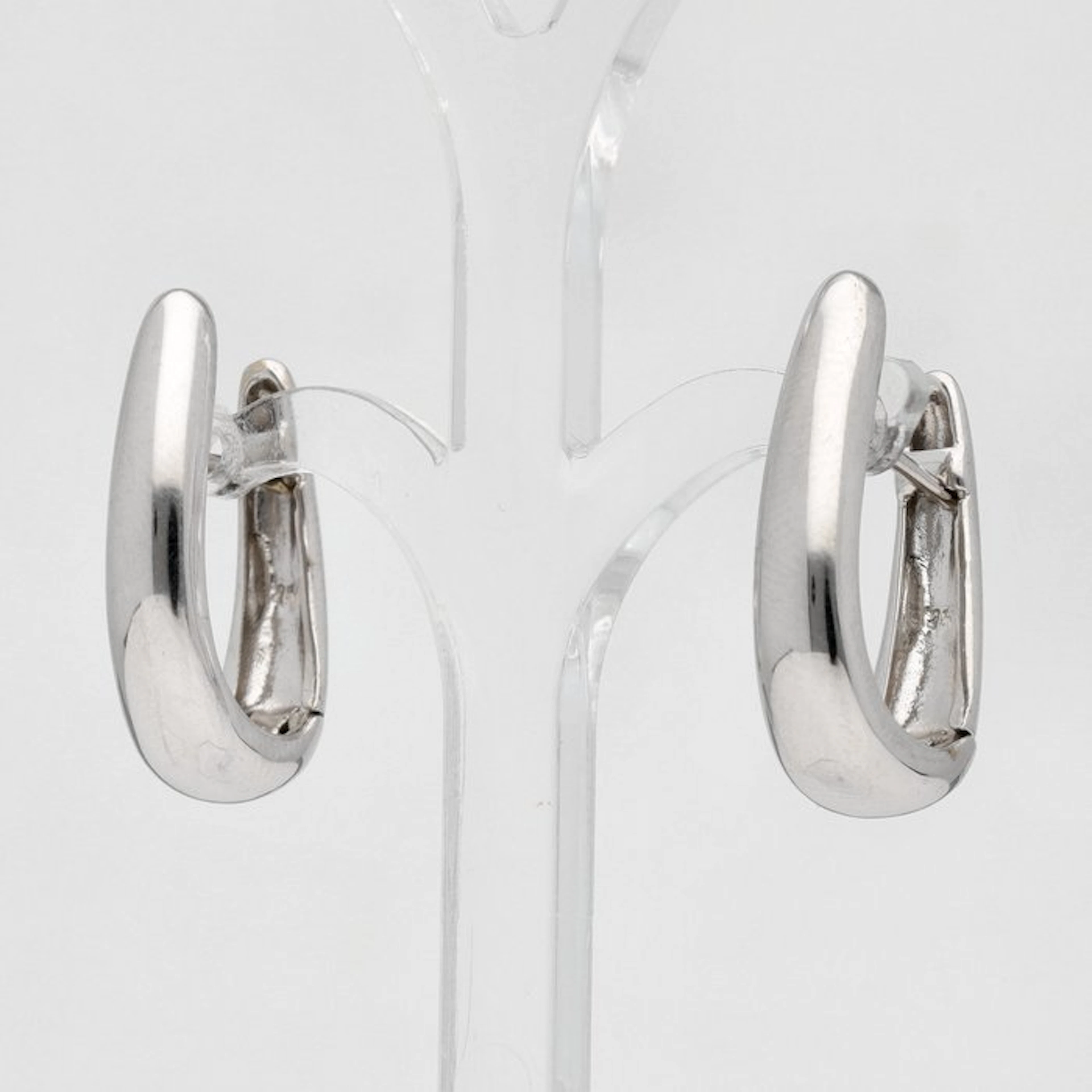 Earrings - 18 kt. White gold