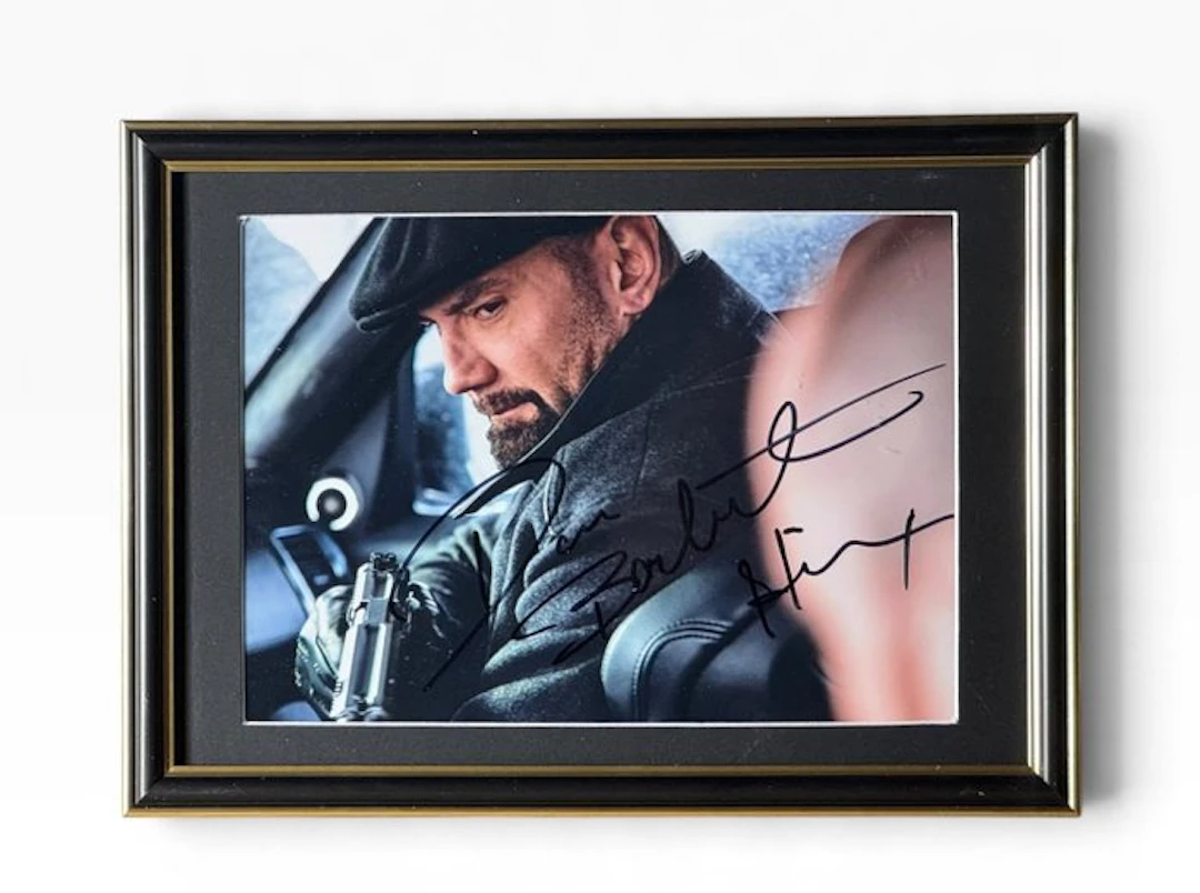 James Bond 007: Spectre - Dave Bautista As Hinx Singed Photo - Framed