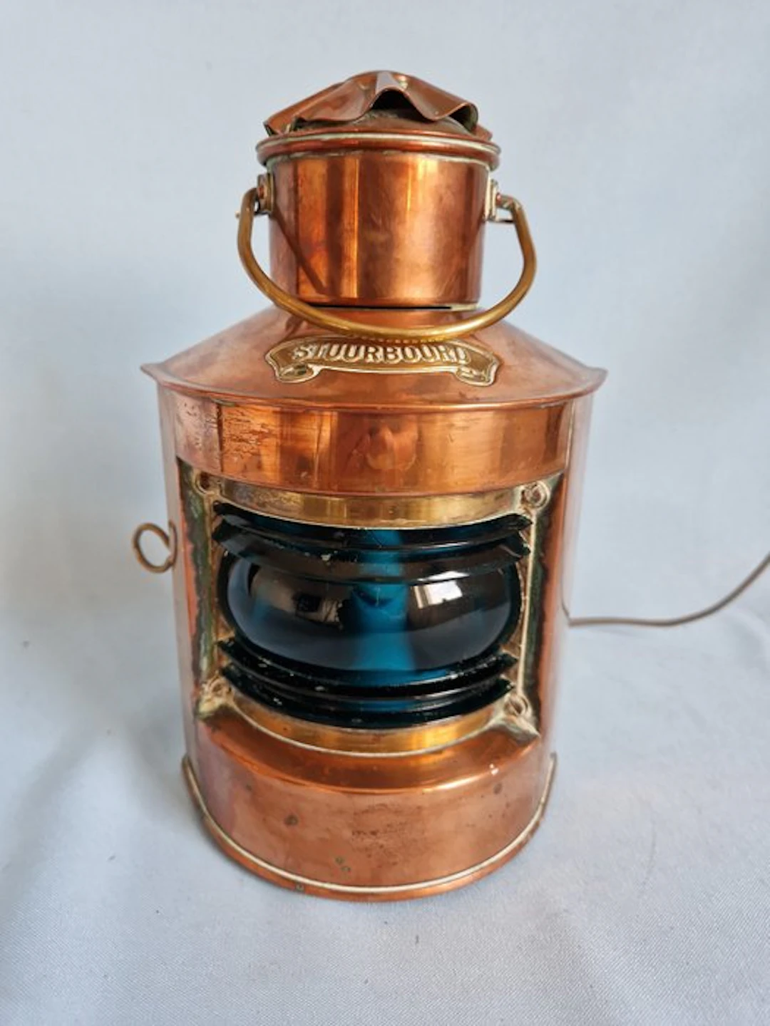 Starboard lamp - Brass, Copper