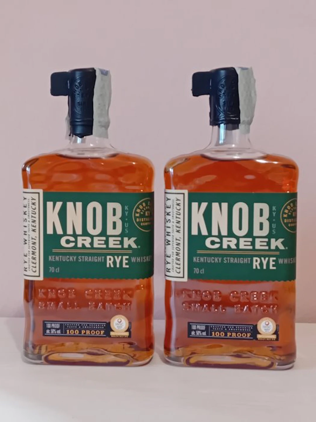 Knob Creek - Kentucky Straight Rye - Small Batch - 100 Proof - 70cl - 2 bottles