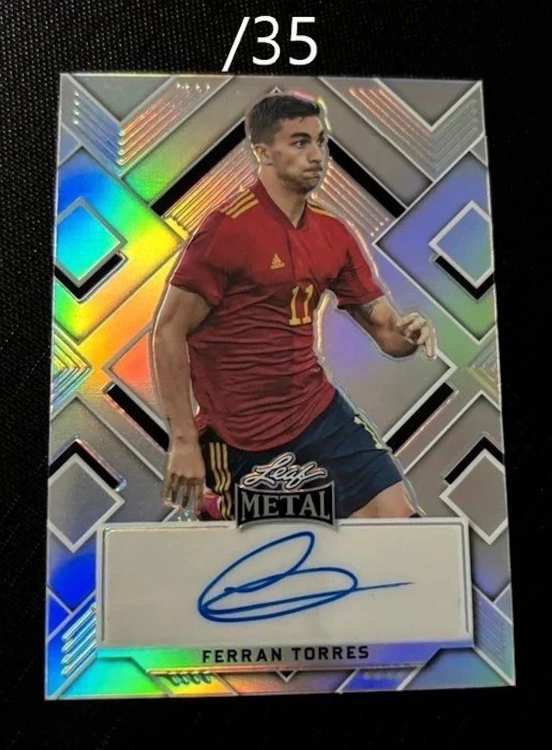 2022 Leaf Metal BA-FT2 /35, Autographed card - 1 Card - Mint (M)