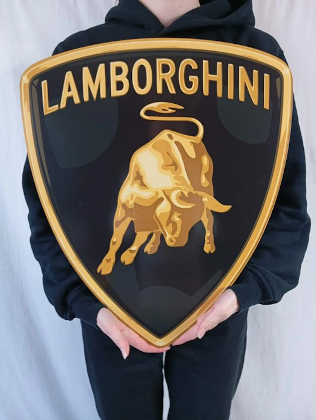 Lamborghini - Lamborghini Emblem 46x53cm - Aluminium...