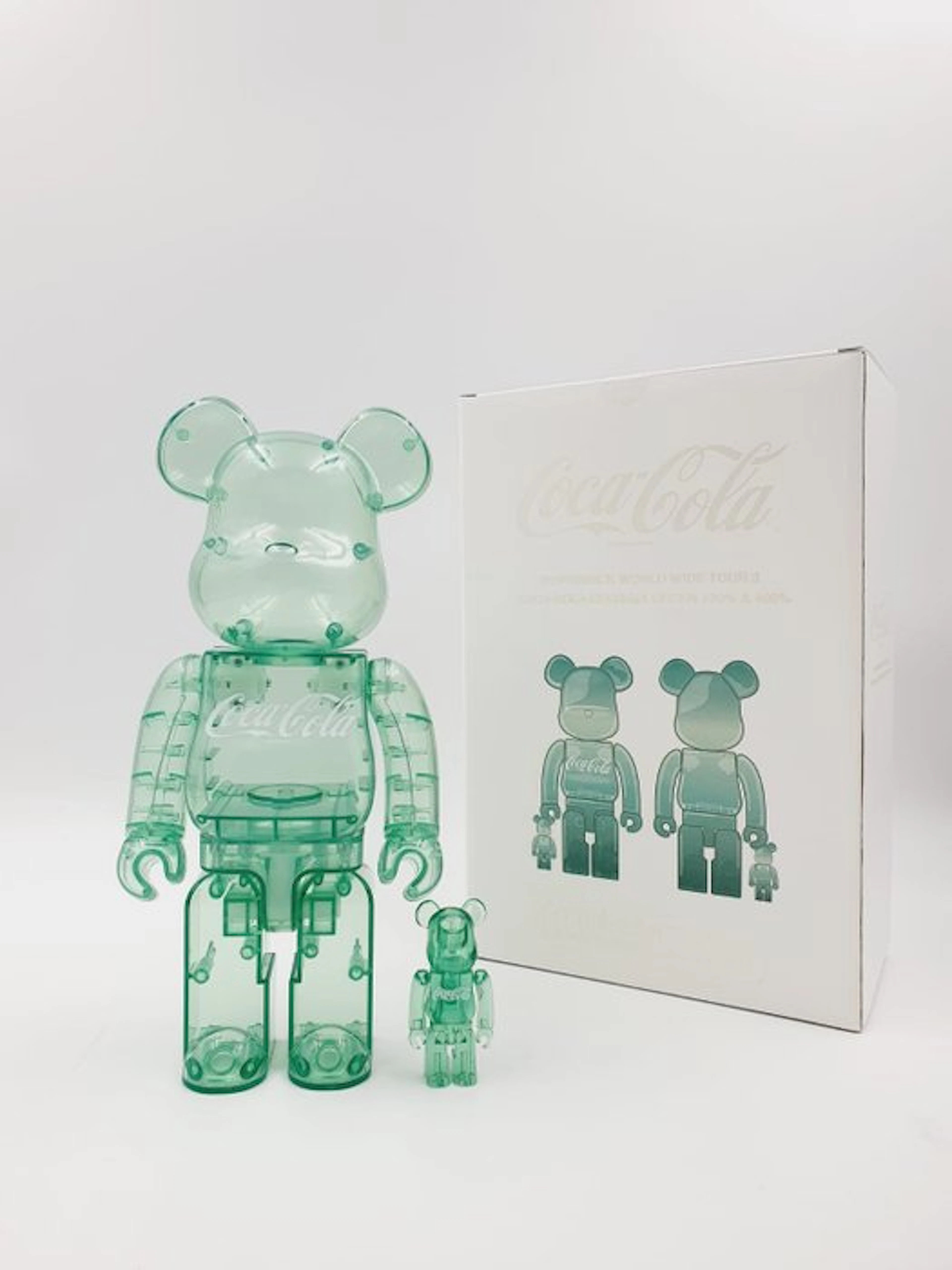 Medicom Toy x Coca Cola - Be@rbrick 400% 100% Coca cola Georgia Green