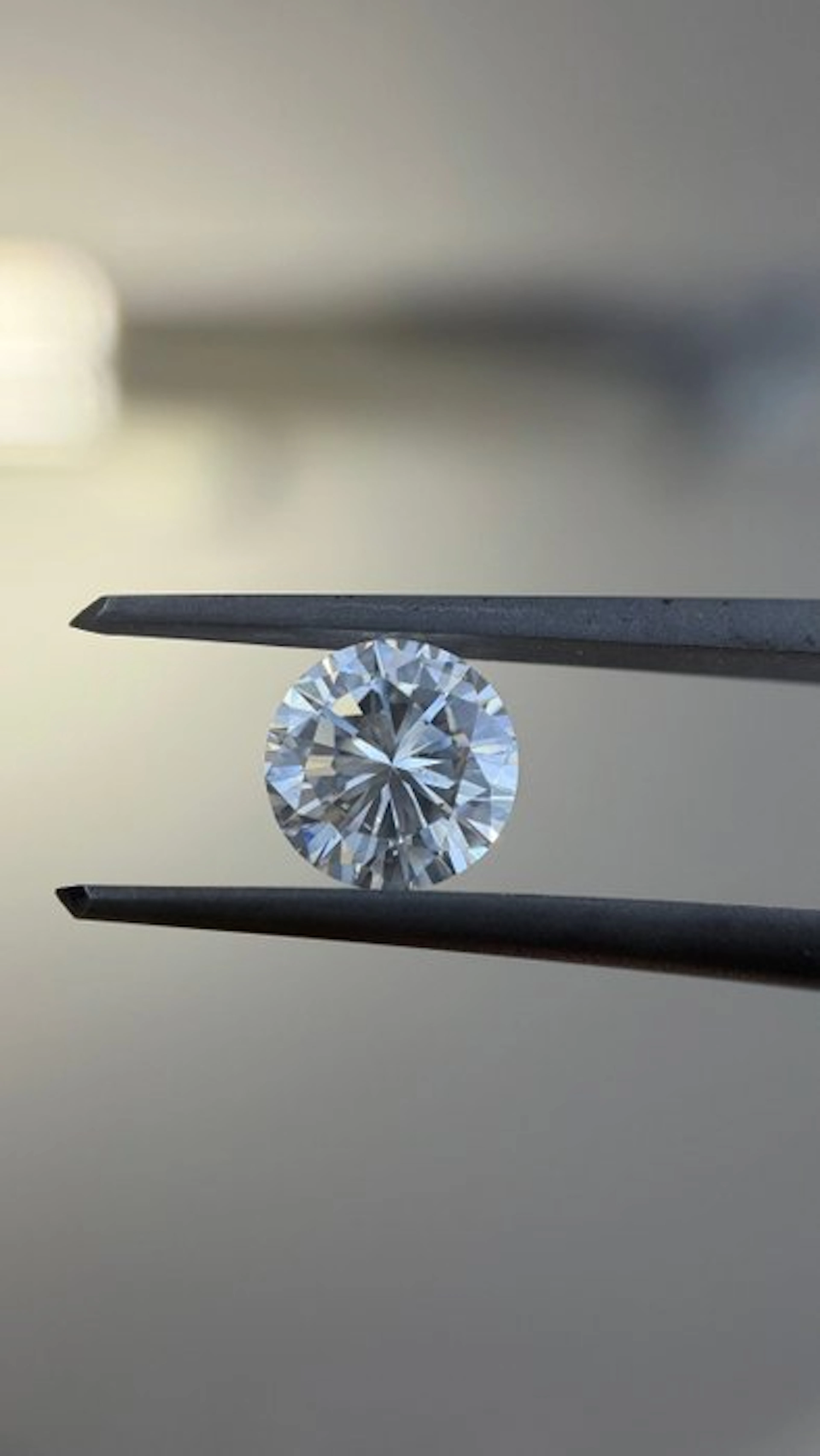 1 pcs Diamond (Natural) - 0.62 ct - Round - D (colourless) - SI1 - HRD Antwerp