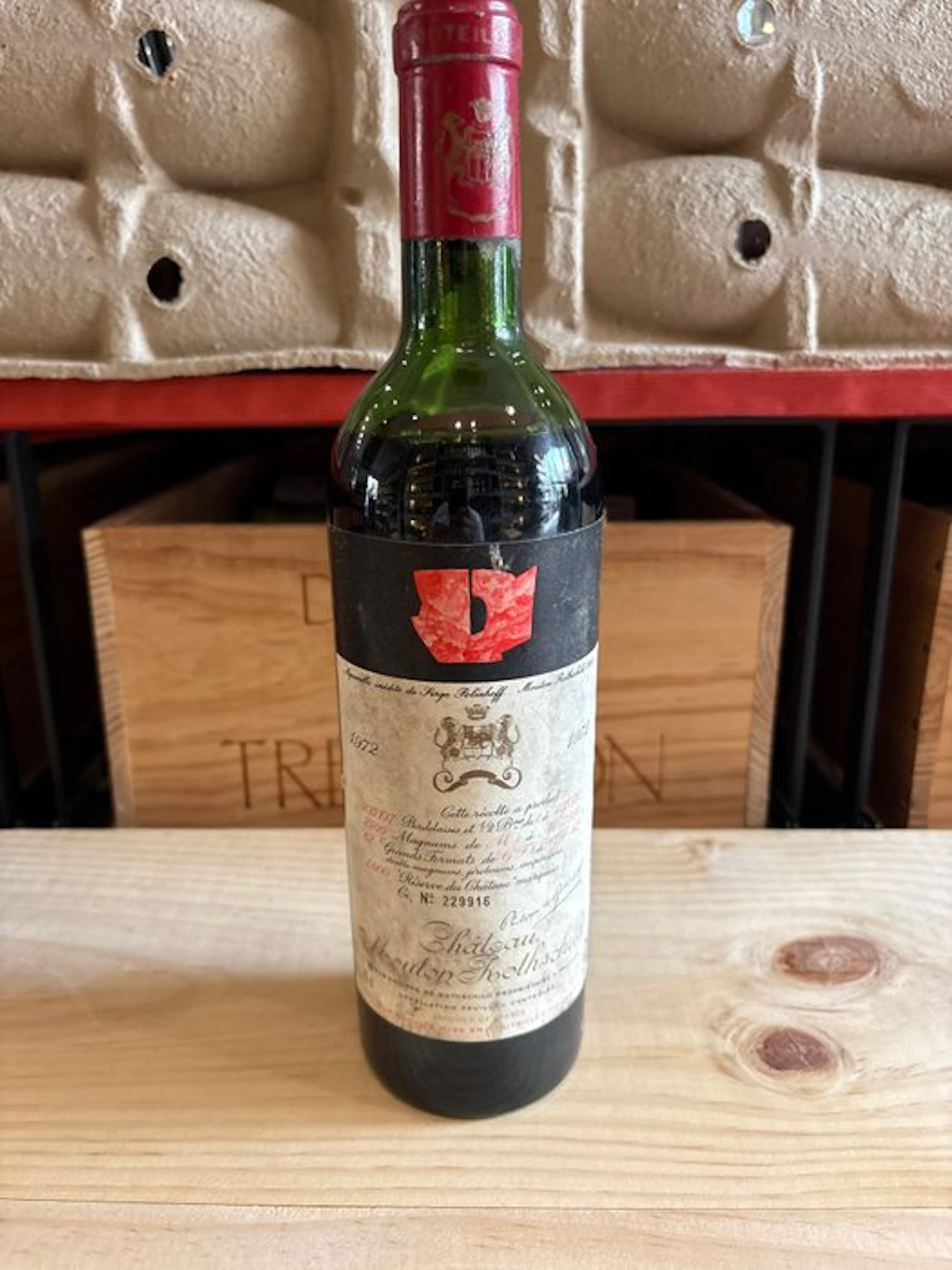 1972 Château Mouton Rothschild - Pauillac 2ème Grand Cru...