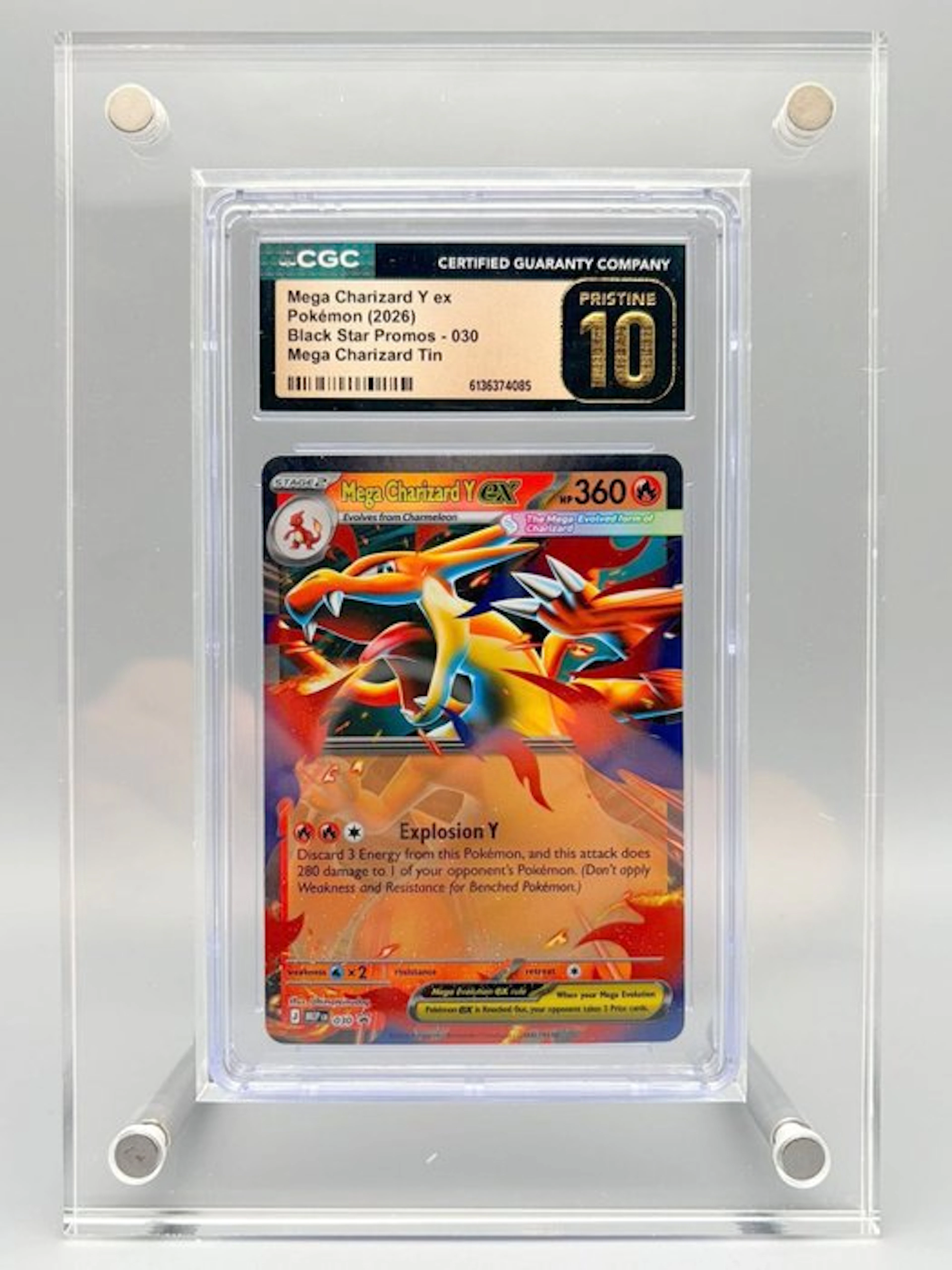 Pokémon Graded card - Mega Charizard Y ex - Mega...