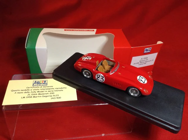 Jolly Model - made in Italy 1:43 - Model race car - ref