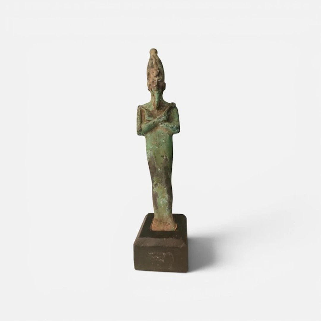 Replica of Ancient Egyptian Bronze Osiris Statue - 18 cm
