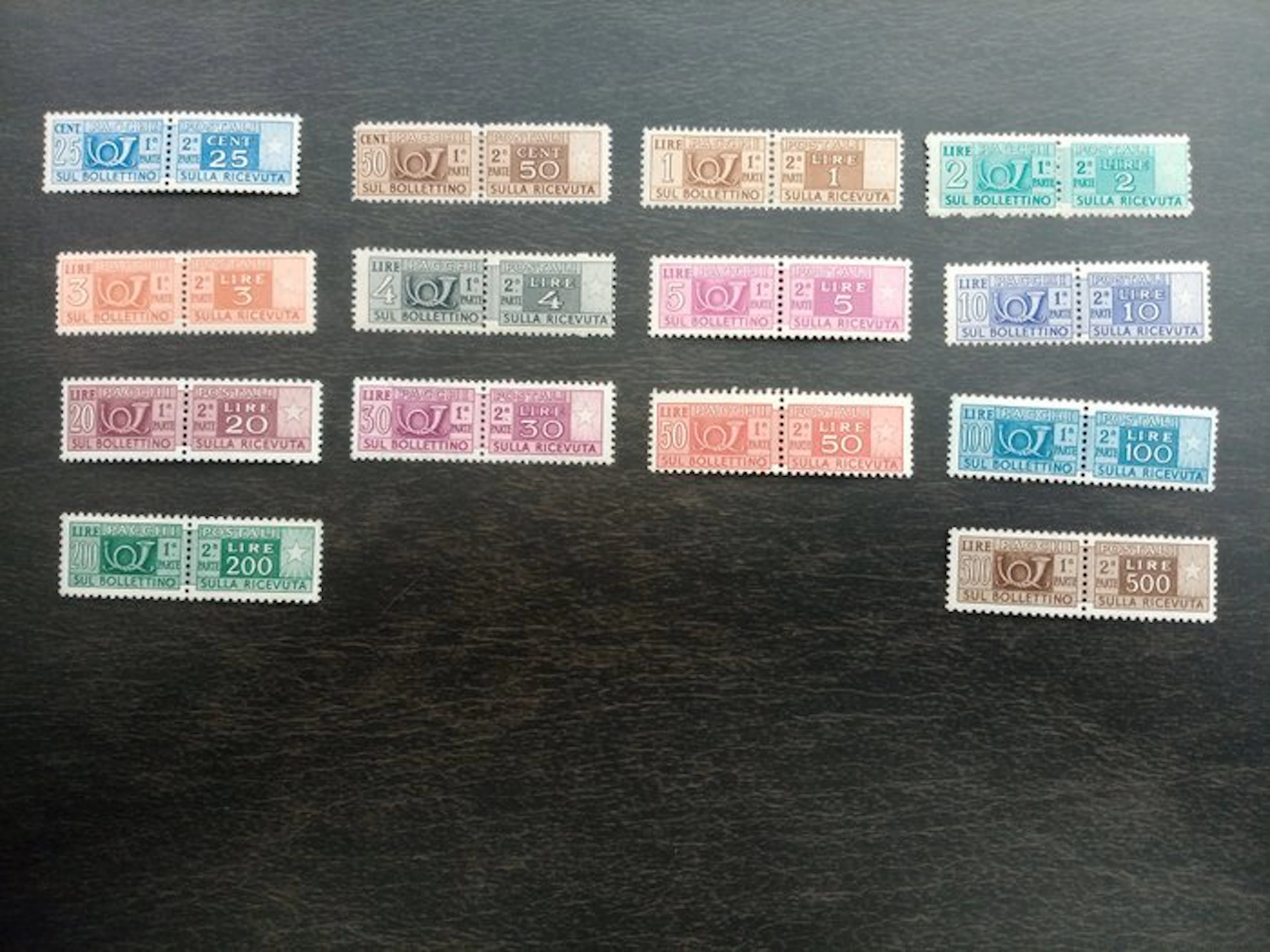 Italy 1946/1951 - REPUBLICA Parcels Post stamps