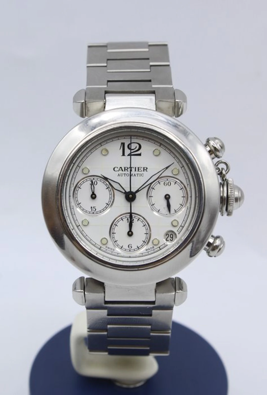 Cartier - Pasha Chronograph - 2412 - Unisex - 2000-2010