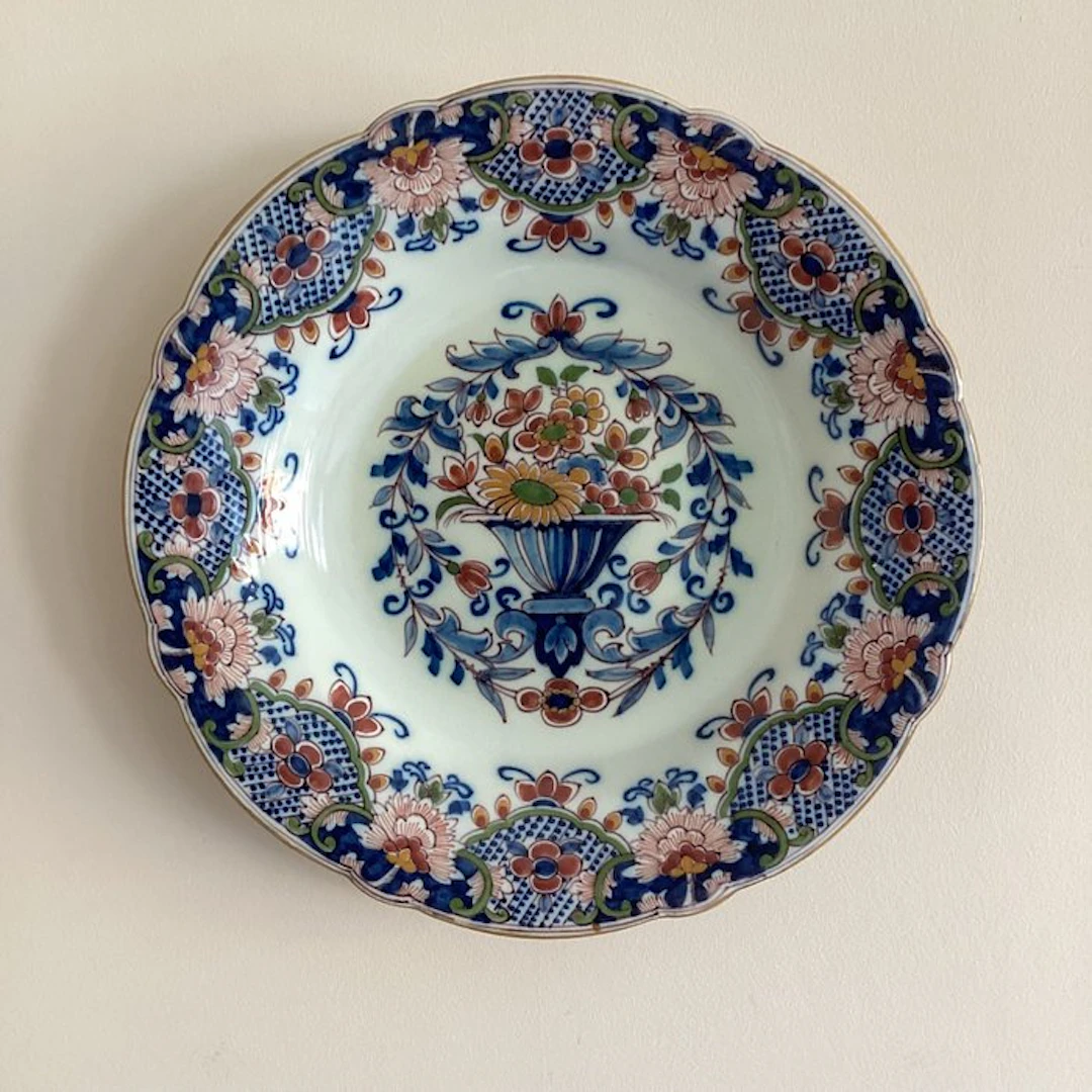 Tichelaar Makkum - Wall plate - 967 - Ceramic - Diameter 36 cm