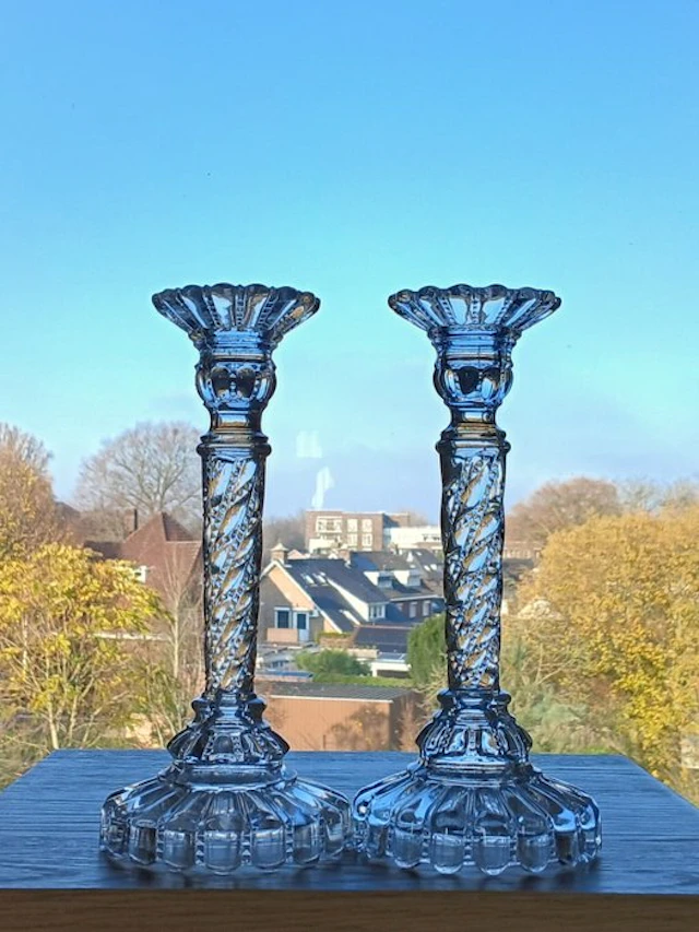 Brockwitz - Candleholder Model 8183 (2) - Glass