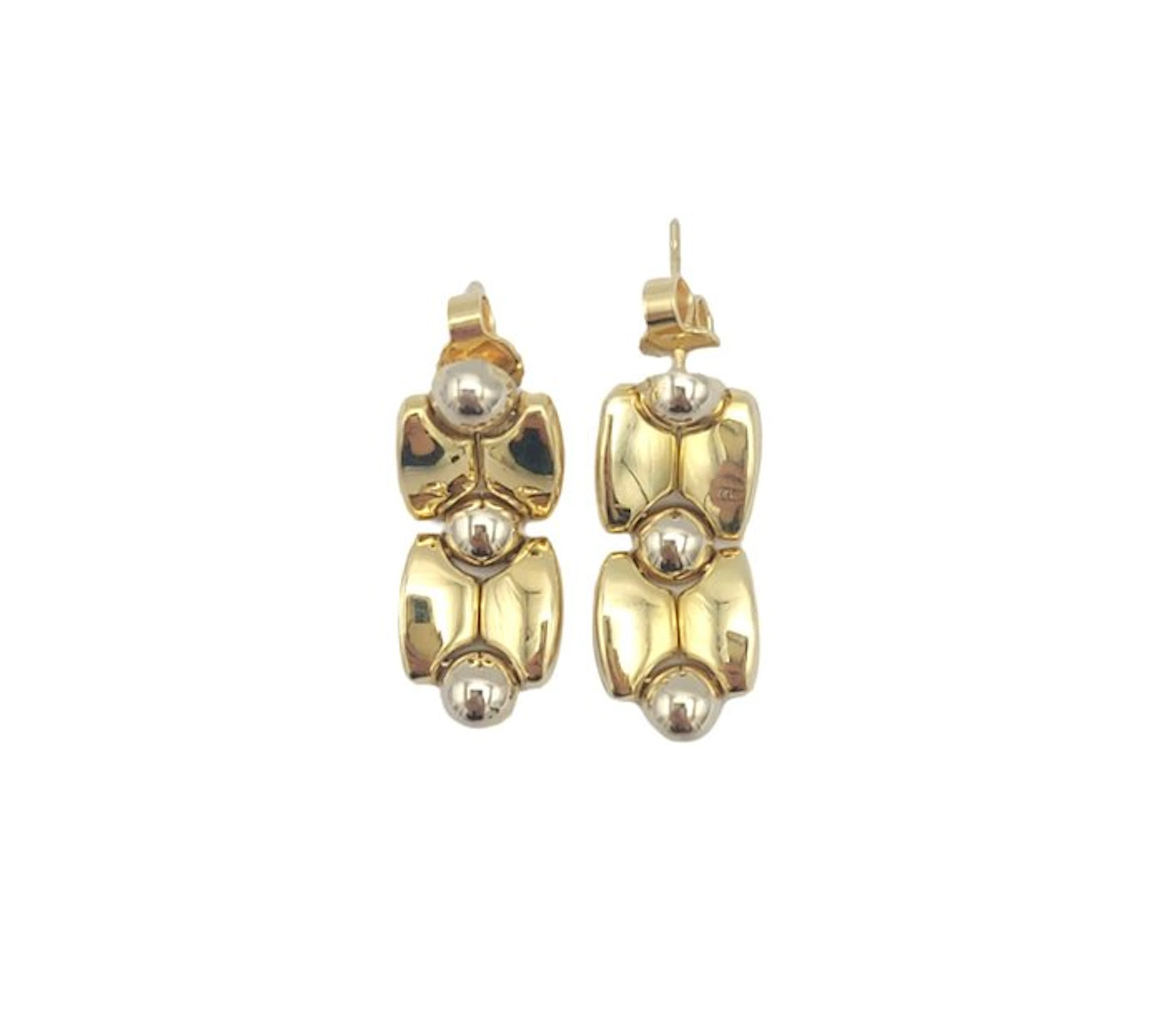 Earrings - 18 kt. Yellow gold, White gold