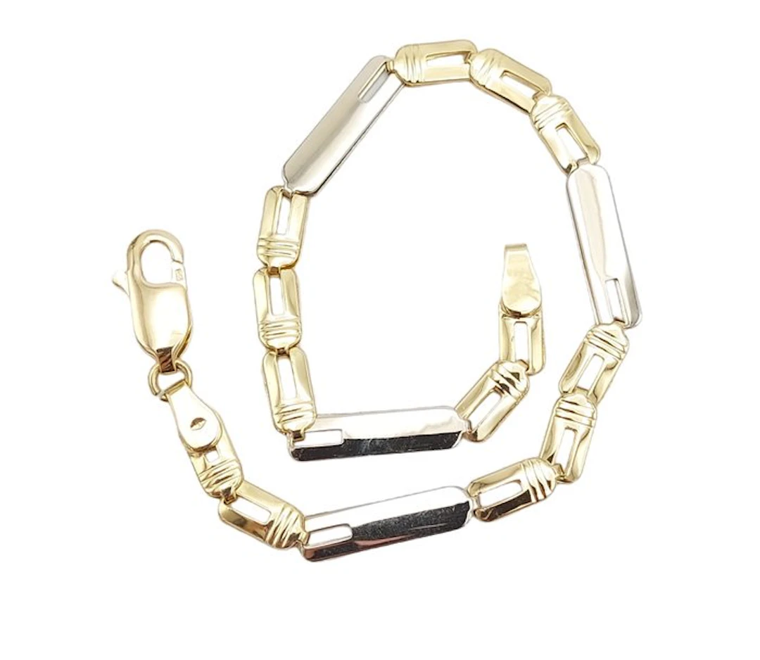 Bracelet - 18 kt. Yellow gold, White gold