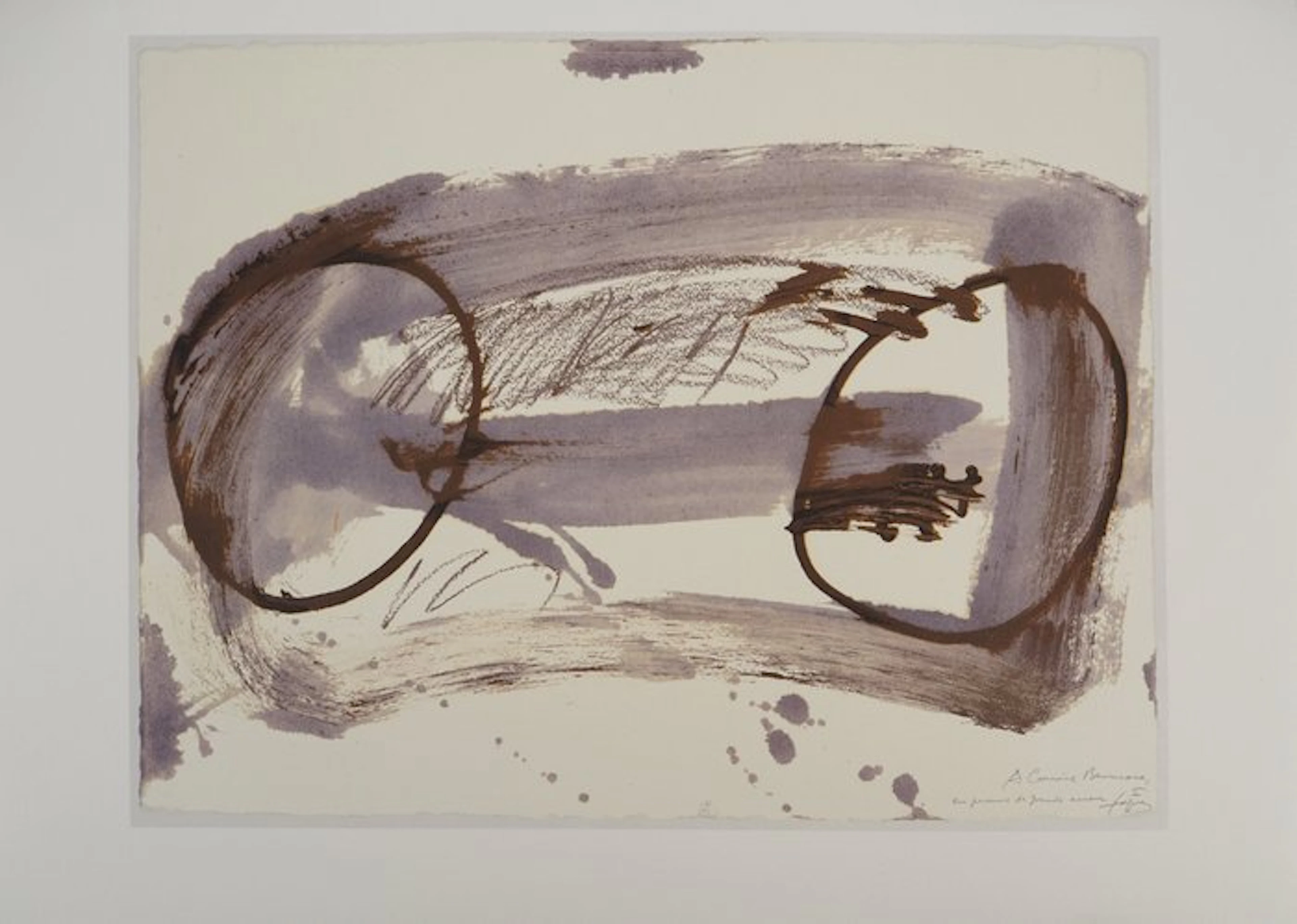 Antoni Tapies (1923-2012) - Deux cercles