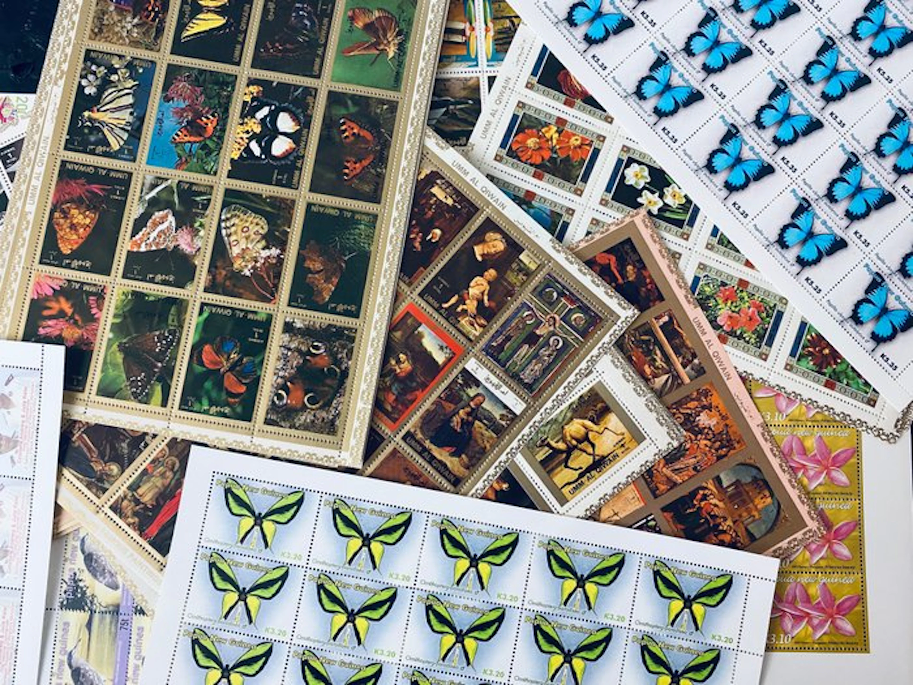 World - Nice lot of mint sheets and blocks with various themes