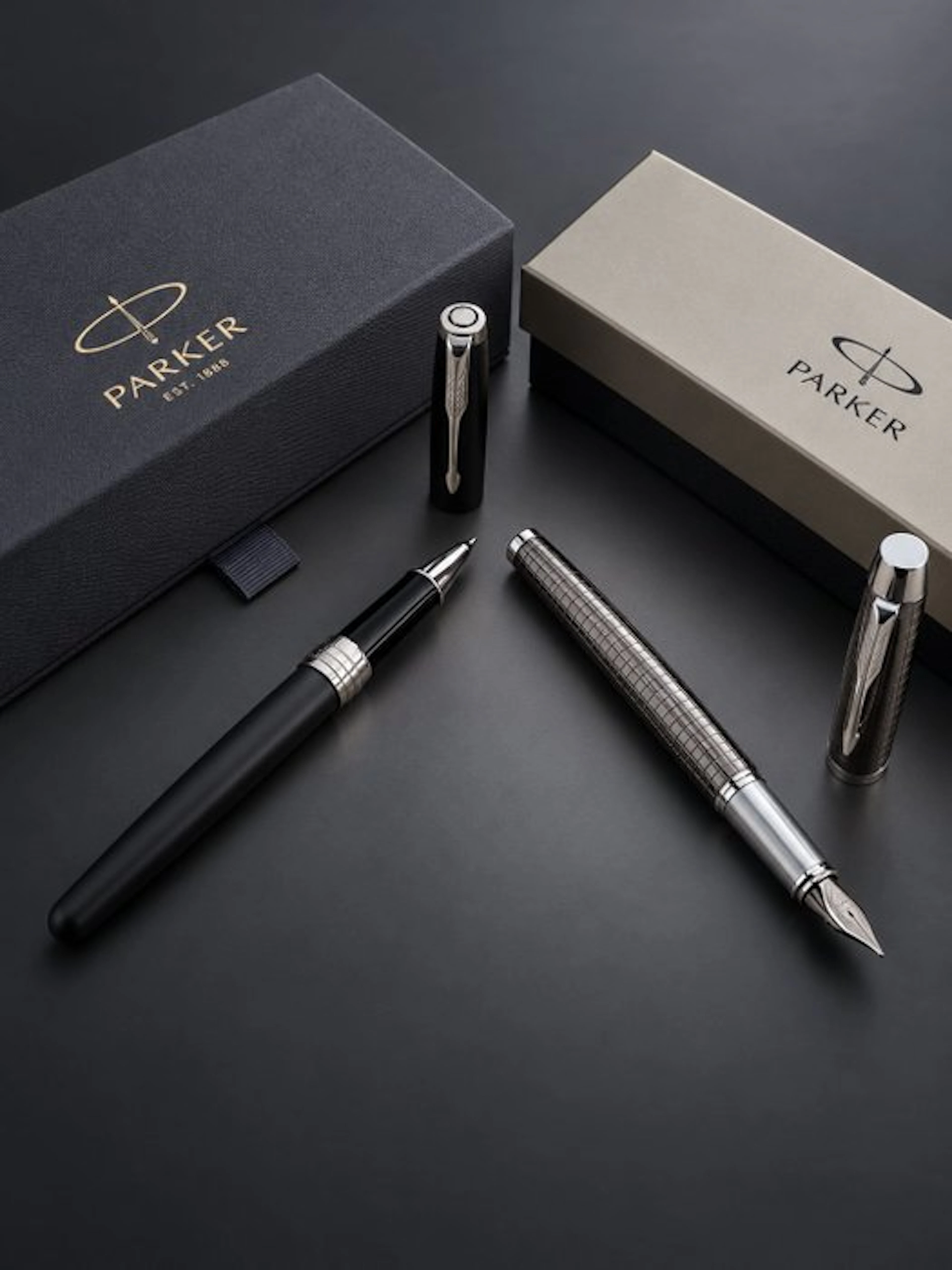 Parker - Sonnet Matte Black CT & IM Premium Deep Gun...