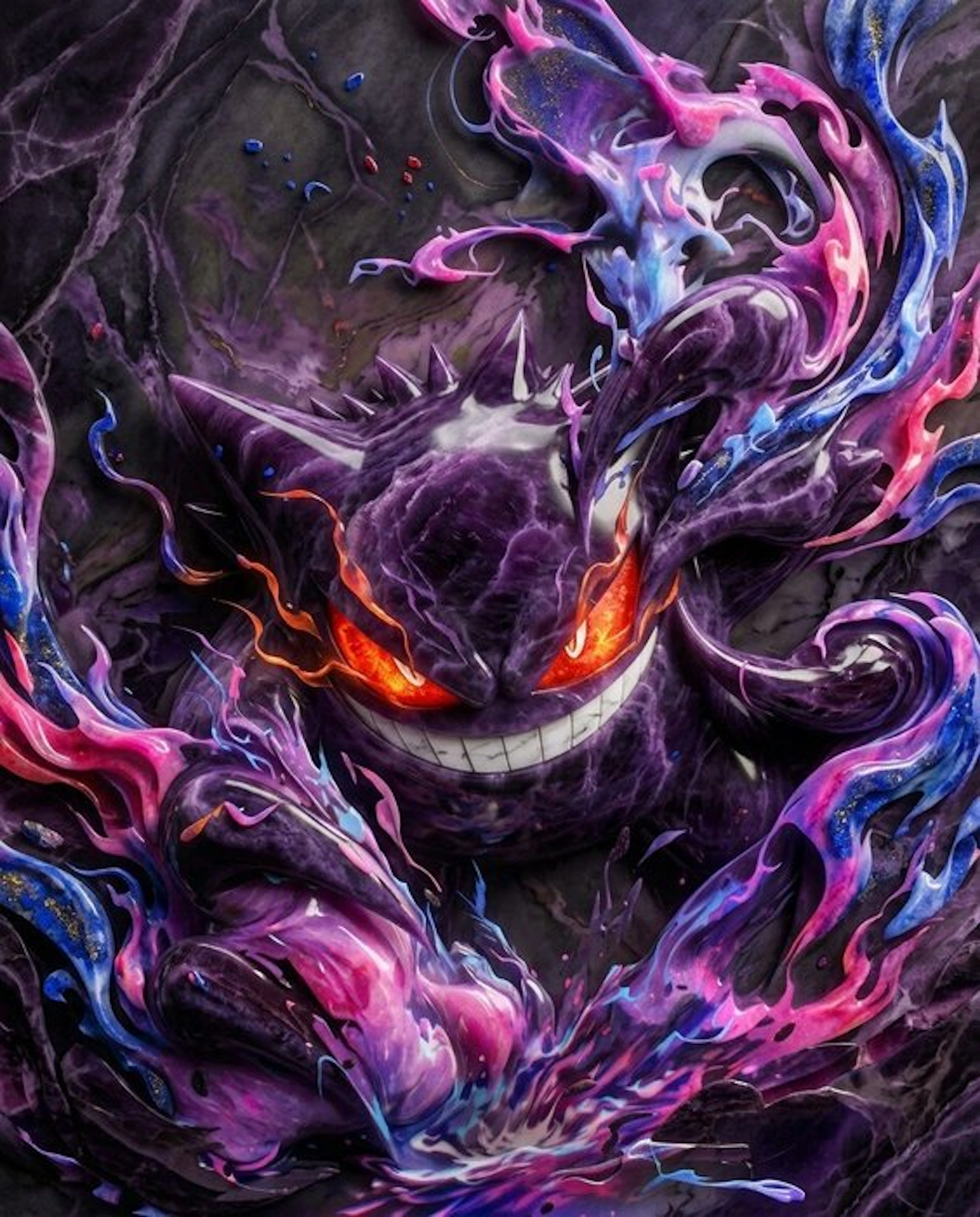 Naro - Canvas [L] - L'Agguato di Gengar di Marmo