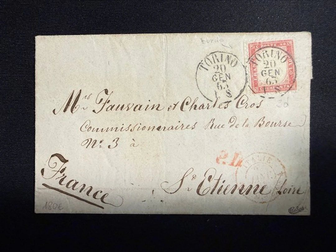 Italian Ancient States - Sardinia 1862/1862 - Tariff for...