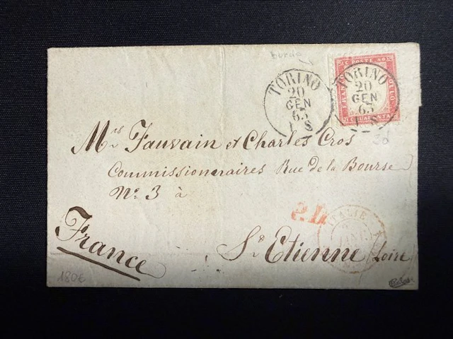 Italian Ancient States - Sardinia 1862/1862 - Tariff for...