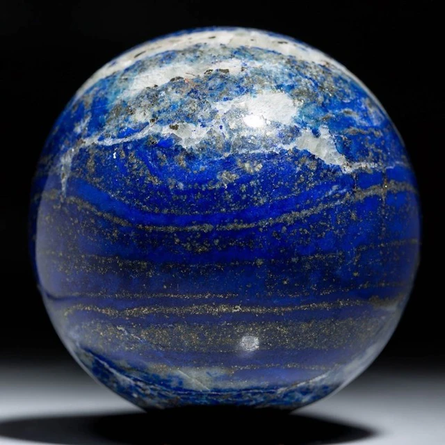 Extra Quality Lapis Lazuli Sphere - Natural Deep Blue...