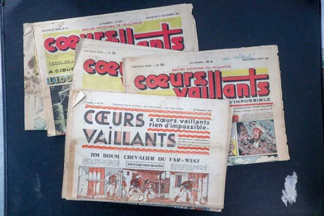 Coeurs vaillants - 6 numéros avec bandes de Tintin au...