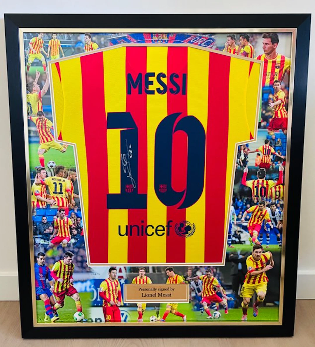 Lionel Messi - Hand Signed FC Barcelona 2013/14 Away Shirt