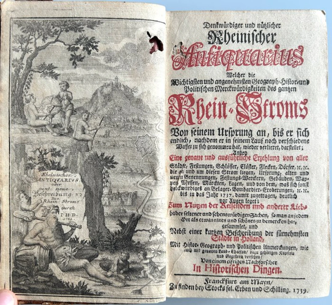 J.H.D. - Denkwürdiger und nützlicher Rheinischer Antiquarius - 1739