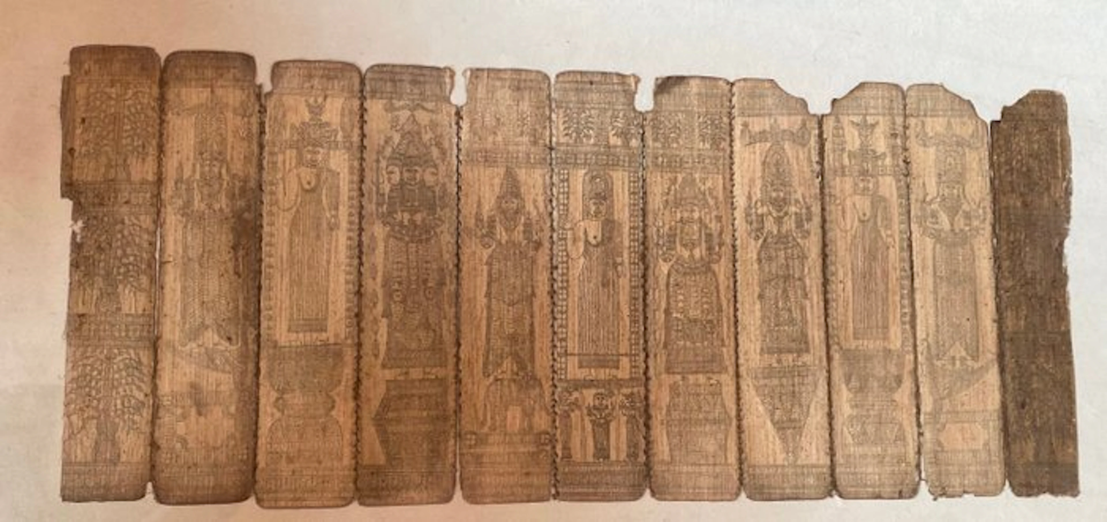 palm leaves - India - Early 20th century