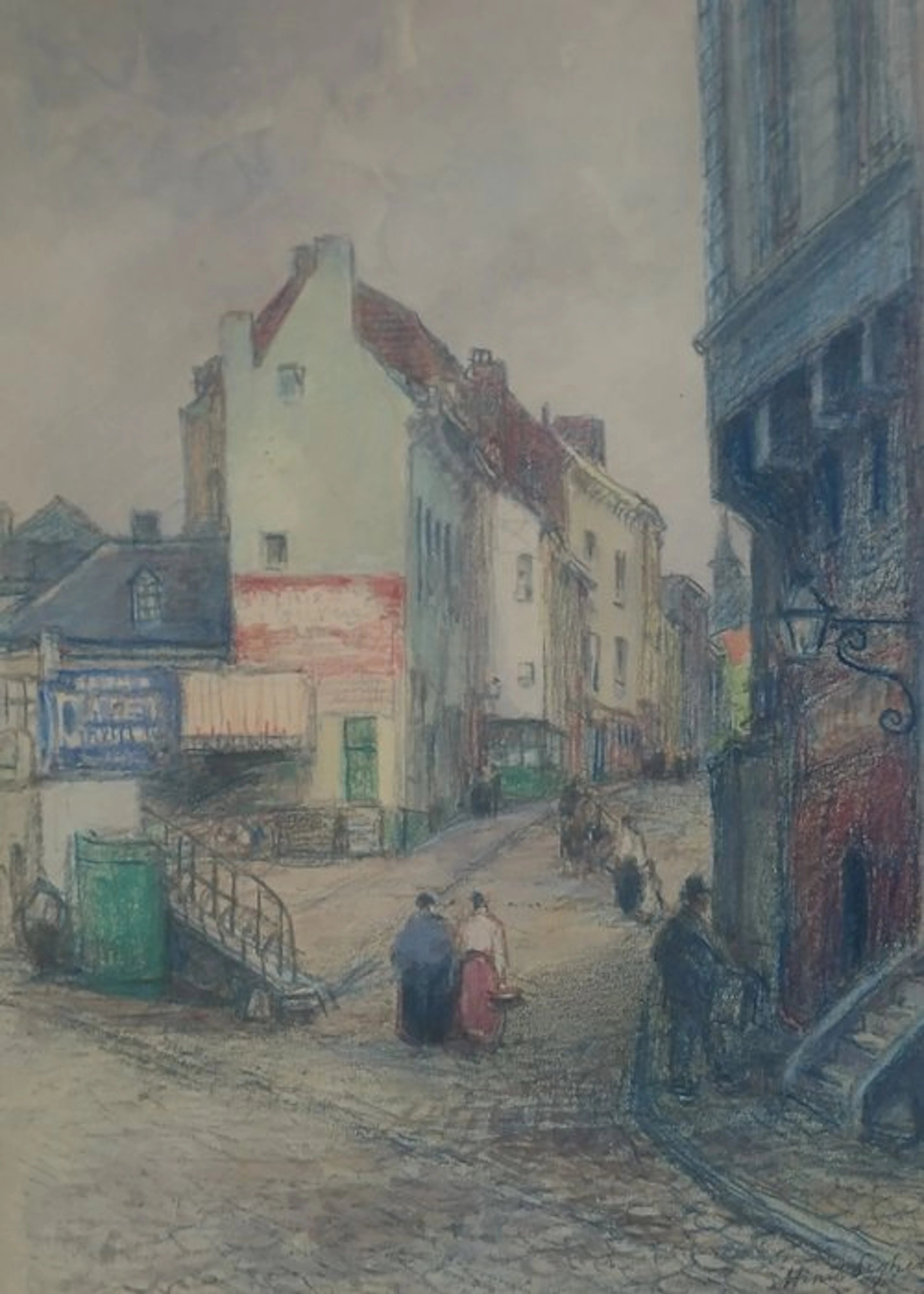Henri Seghers (1848-1919) - Luik - met reclame voor Elixir d'Anvers