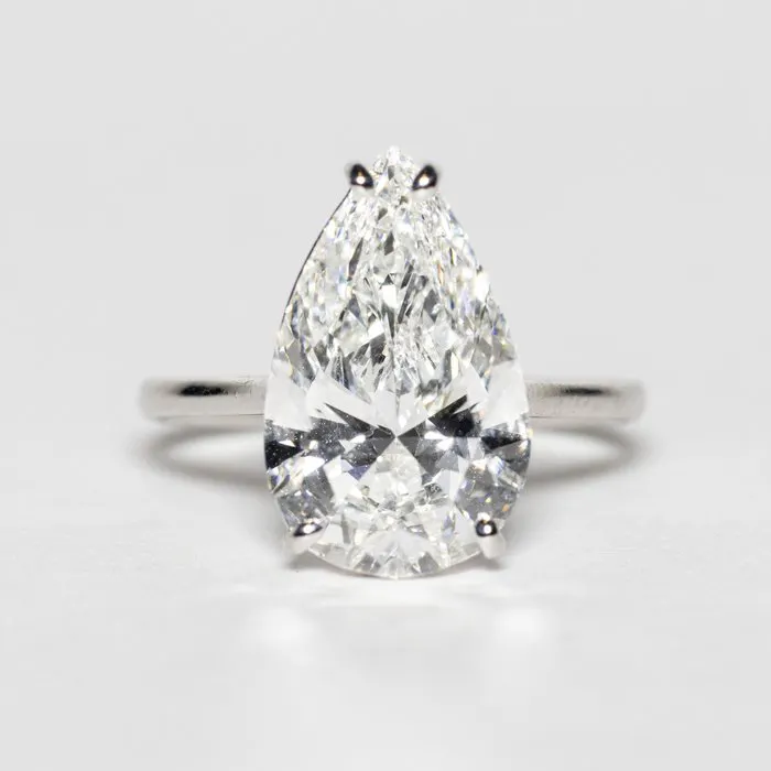 No reserve price - Engagement ring - 18 kt