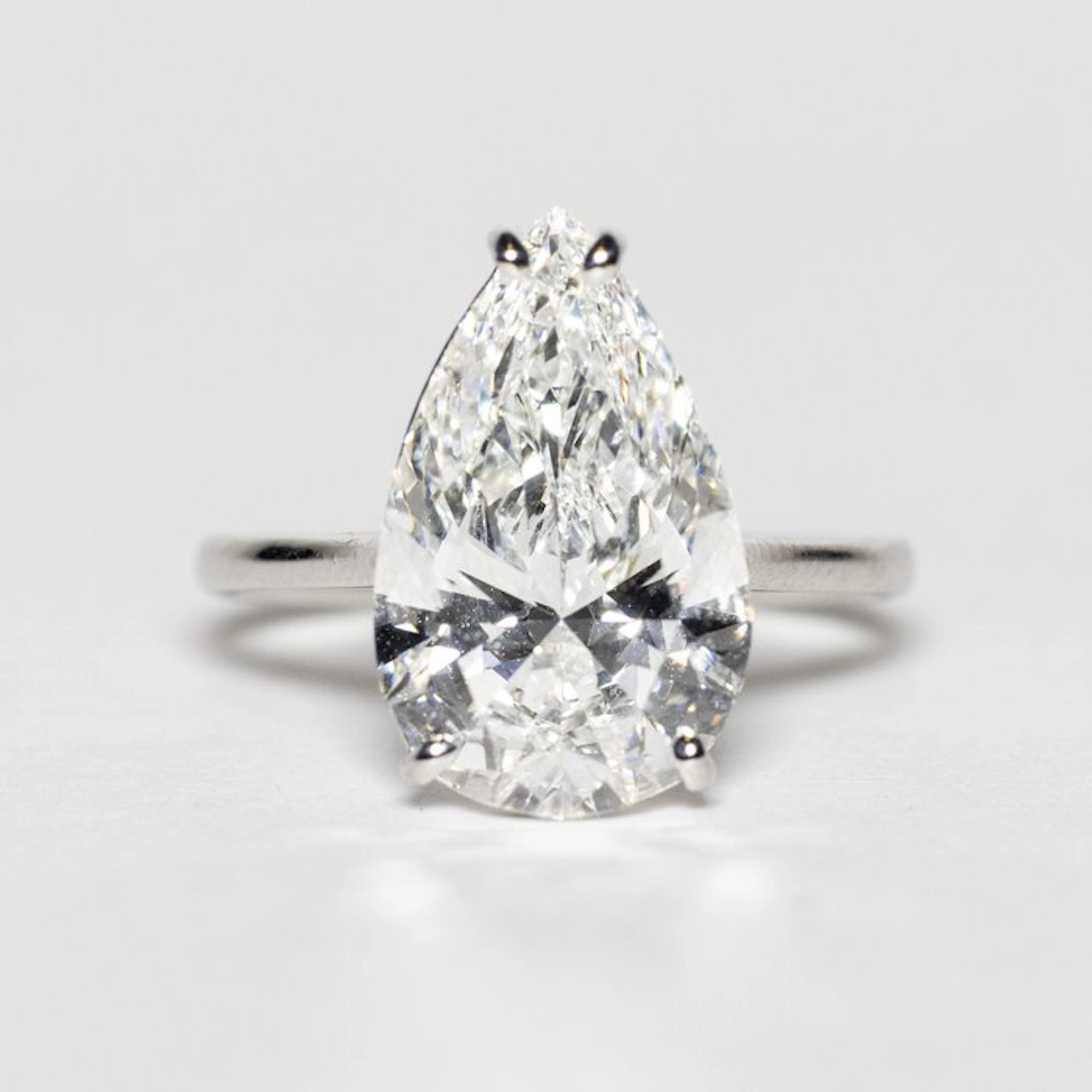 No reserve price - Engagement ring - 18 kt