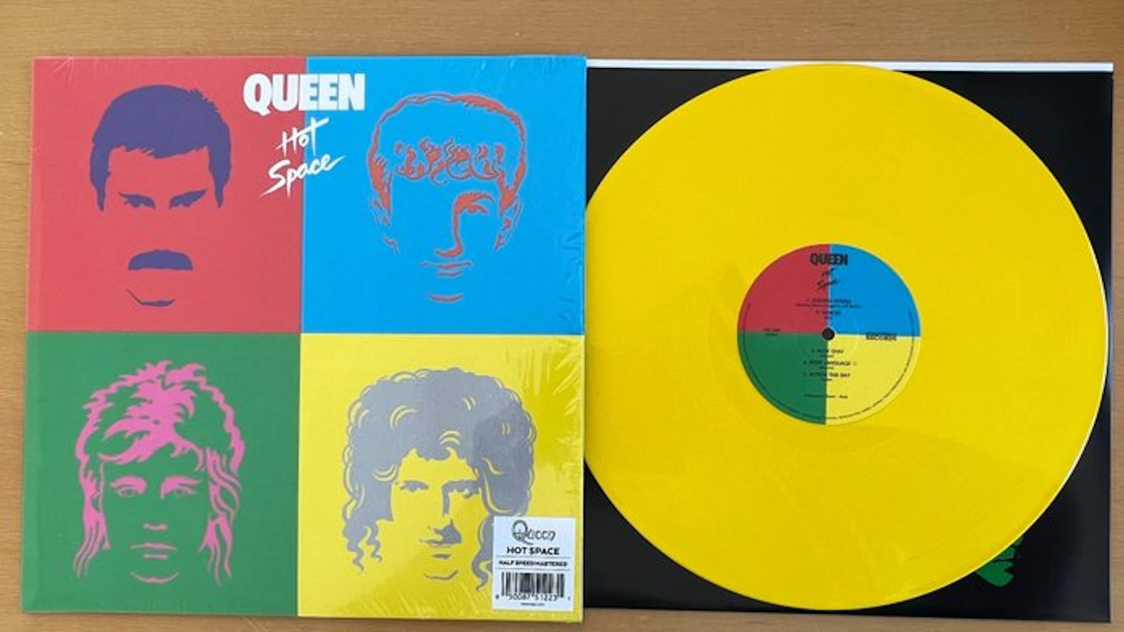 Queen - Hot Space [coloured yellow Vinyl pressing]...