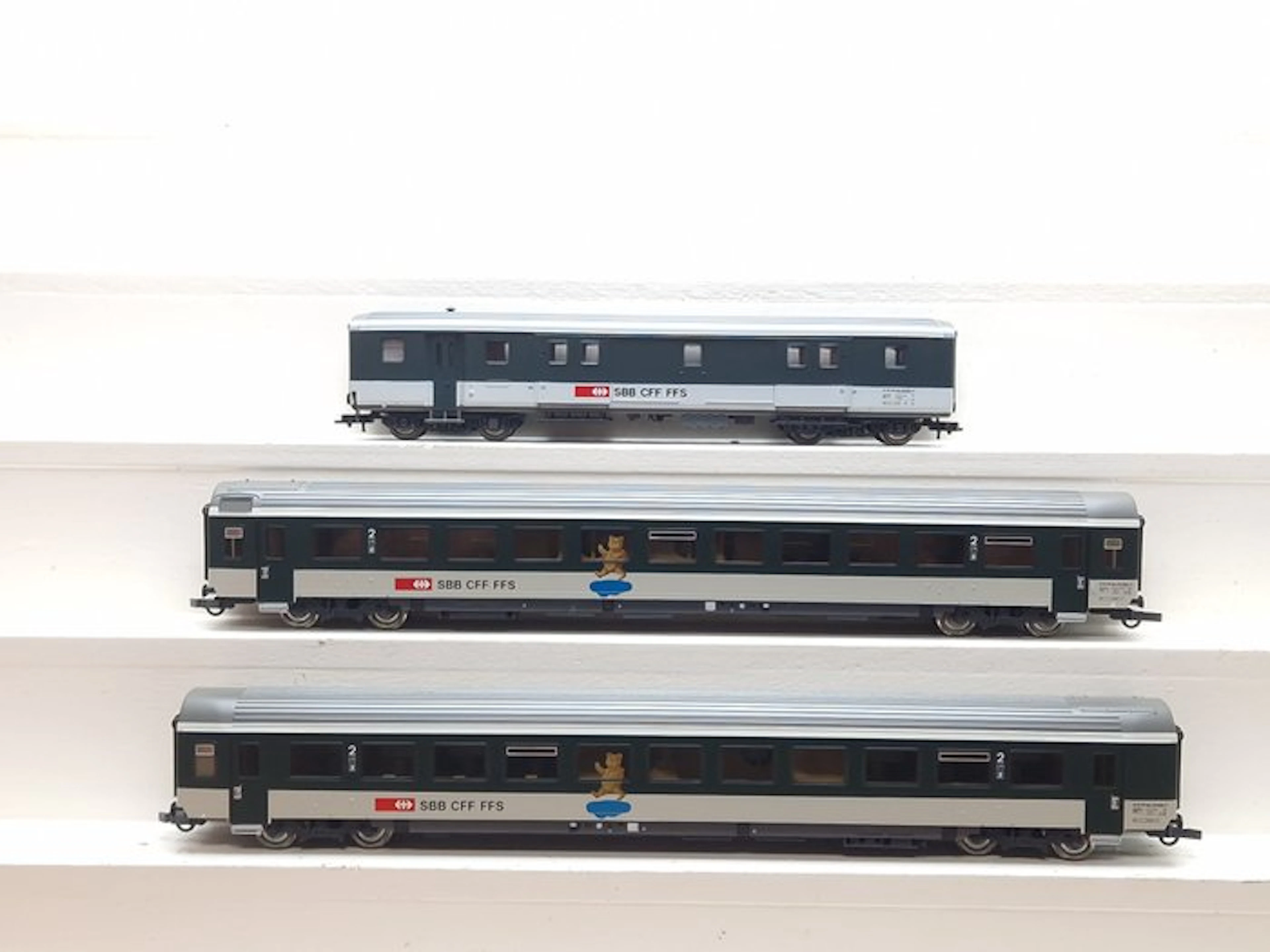 Roco H0 - 44334/44888/44965.1 - Model train passenger...